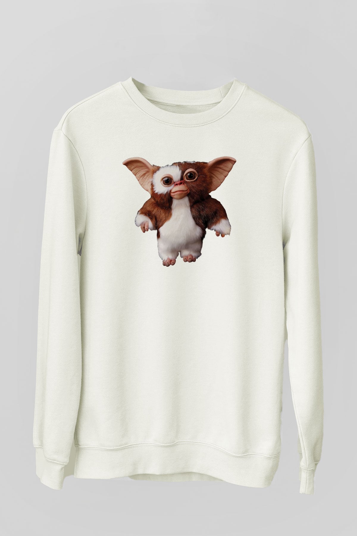 Gremlins Beyaz Unisex Sweatshirt