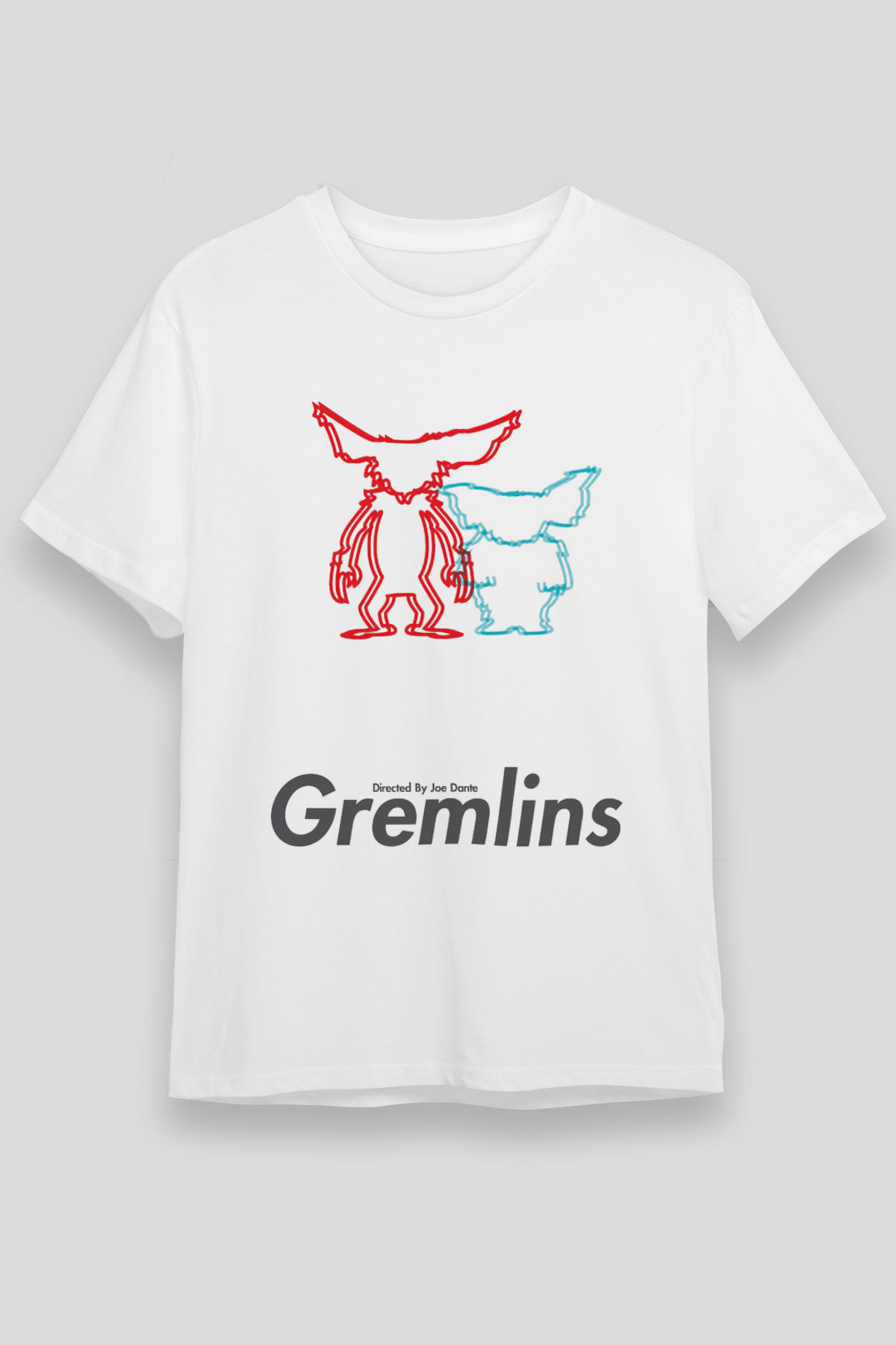 Gremlins Beyaz Unisex Tişört T-Shirt
