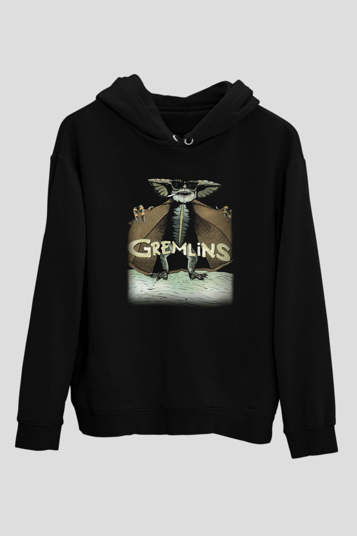 Gremlins Siyah Unisex Hoodie