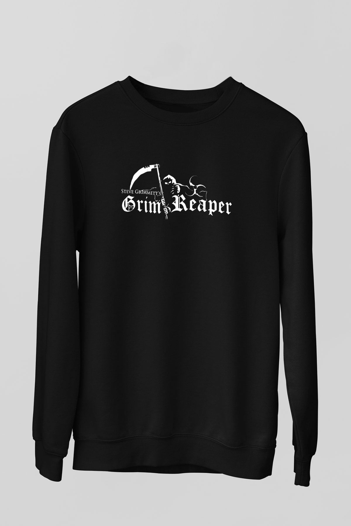 Grim Reaper Siyah Unisex Sweatshirt