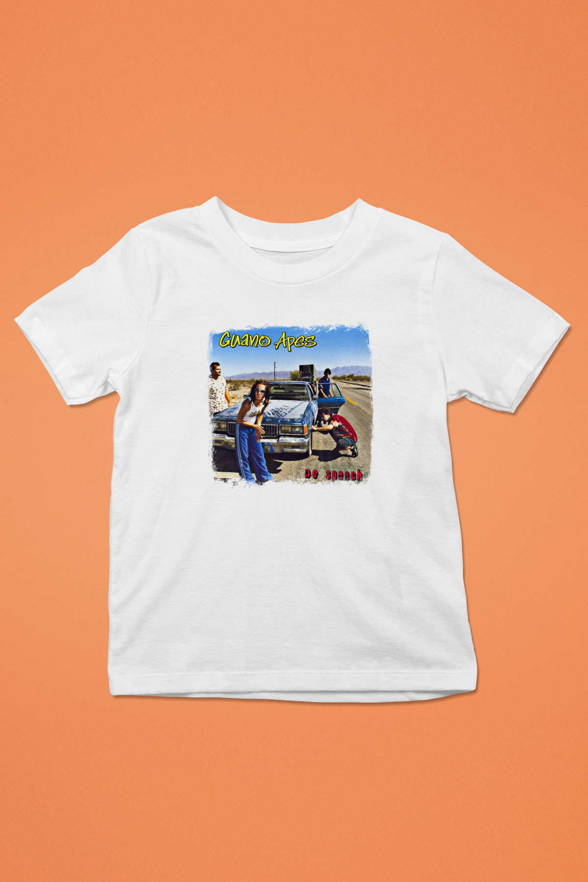 Guano Apes Baskılı Unisex Beyaz Çocuk Tişört
