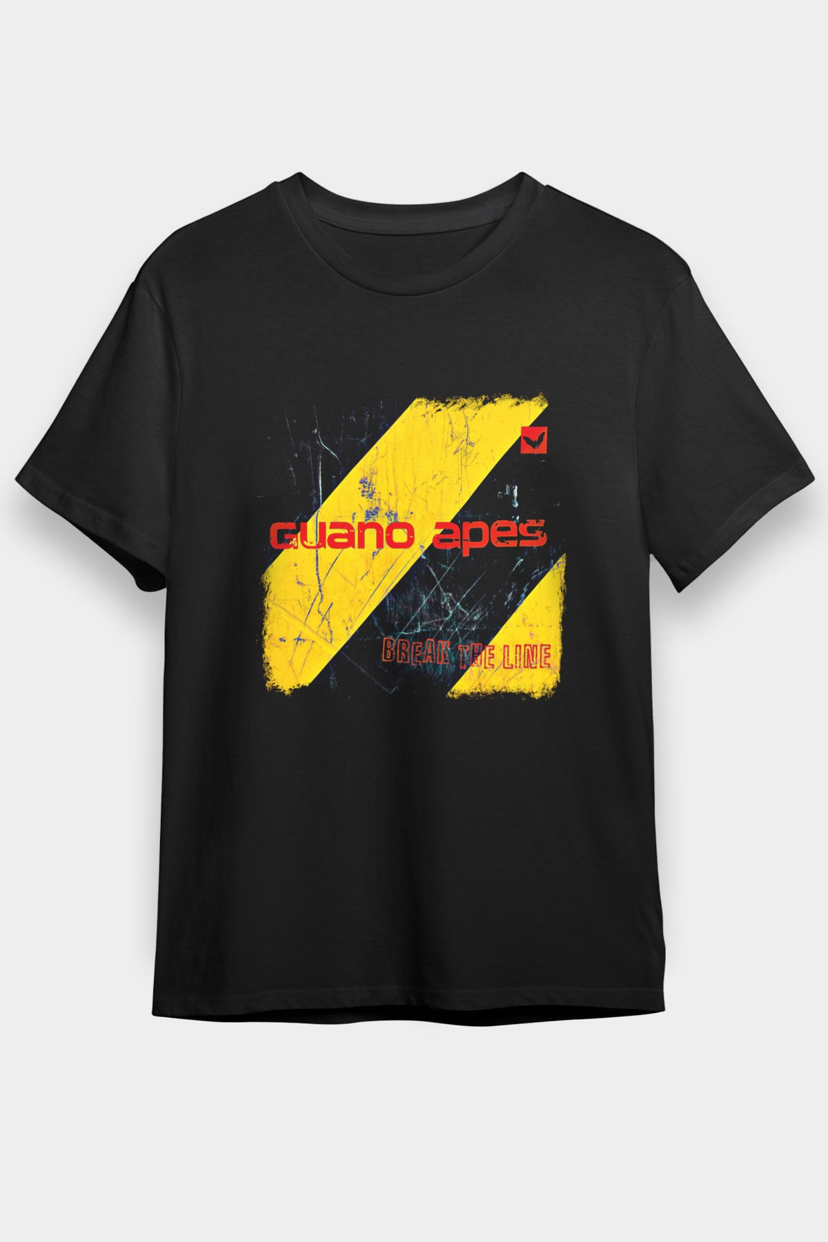 Guano Apes Baskılı Unisex Siyah Tişört