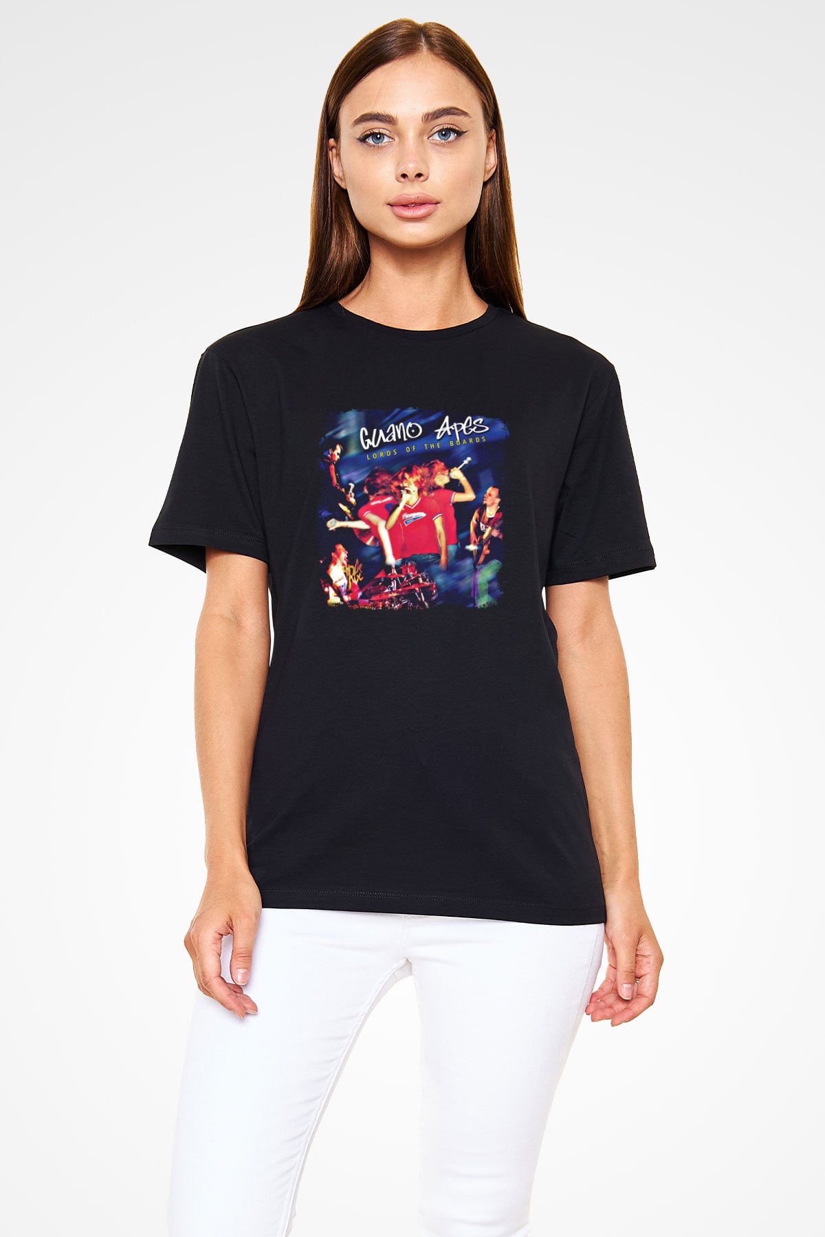 Guano Apes Baskılı Unisex Siyah Tişört