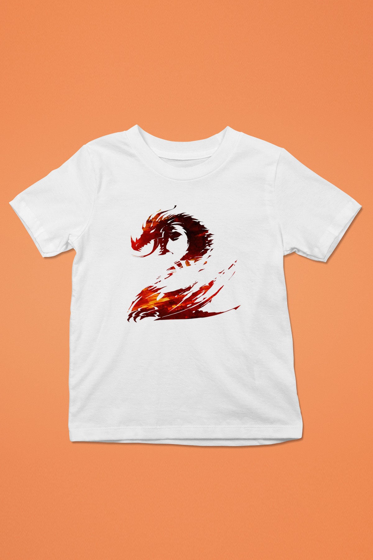 Guild Wars Baskılı Beyaz Unisex Çocuk Tişört