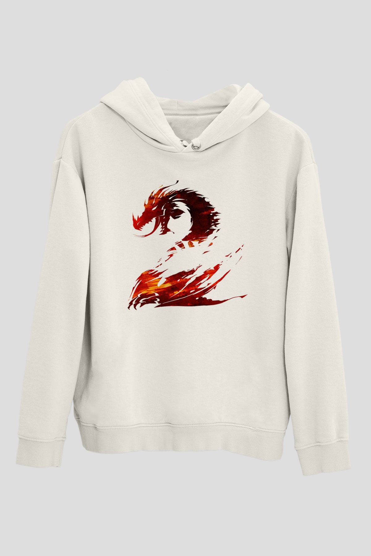 Guild Wars Beyaz Unisex Hoodie
