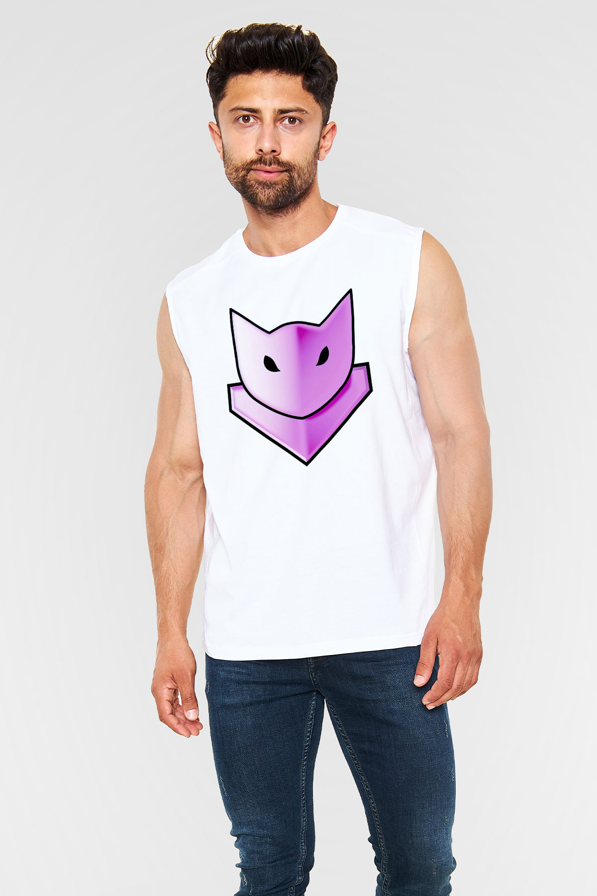 Guild Wars Beyaz Unisex Kolsuz Tişört
