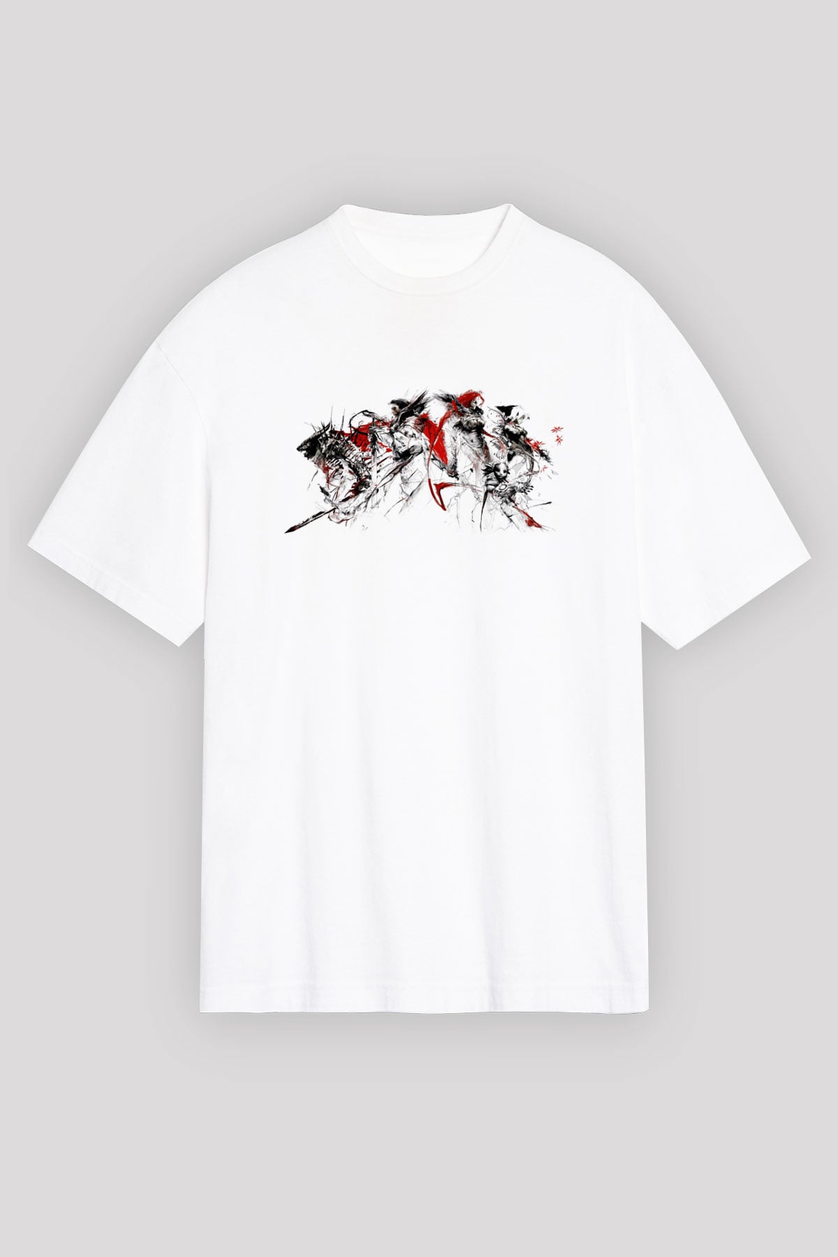 Guild Wars Beyaz Oversize Tişört Oversize T-shirt
