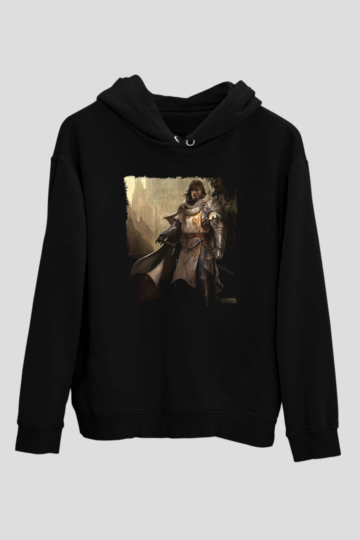 Guild Wars Siyah Unisex Hoodie