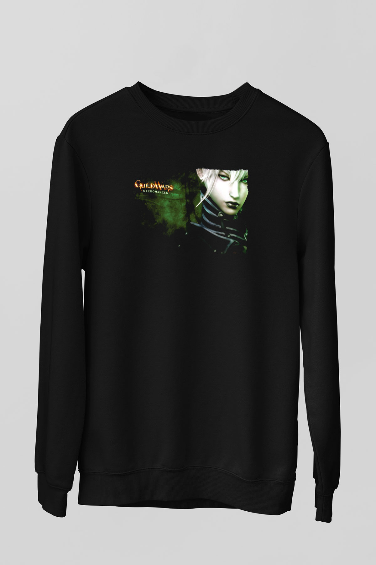 Guild Wars Siyah Unisex Sweatshirt