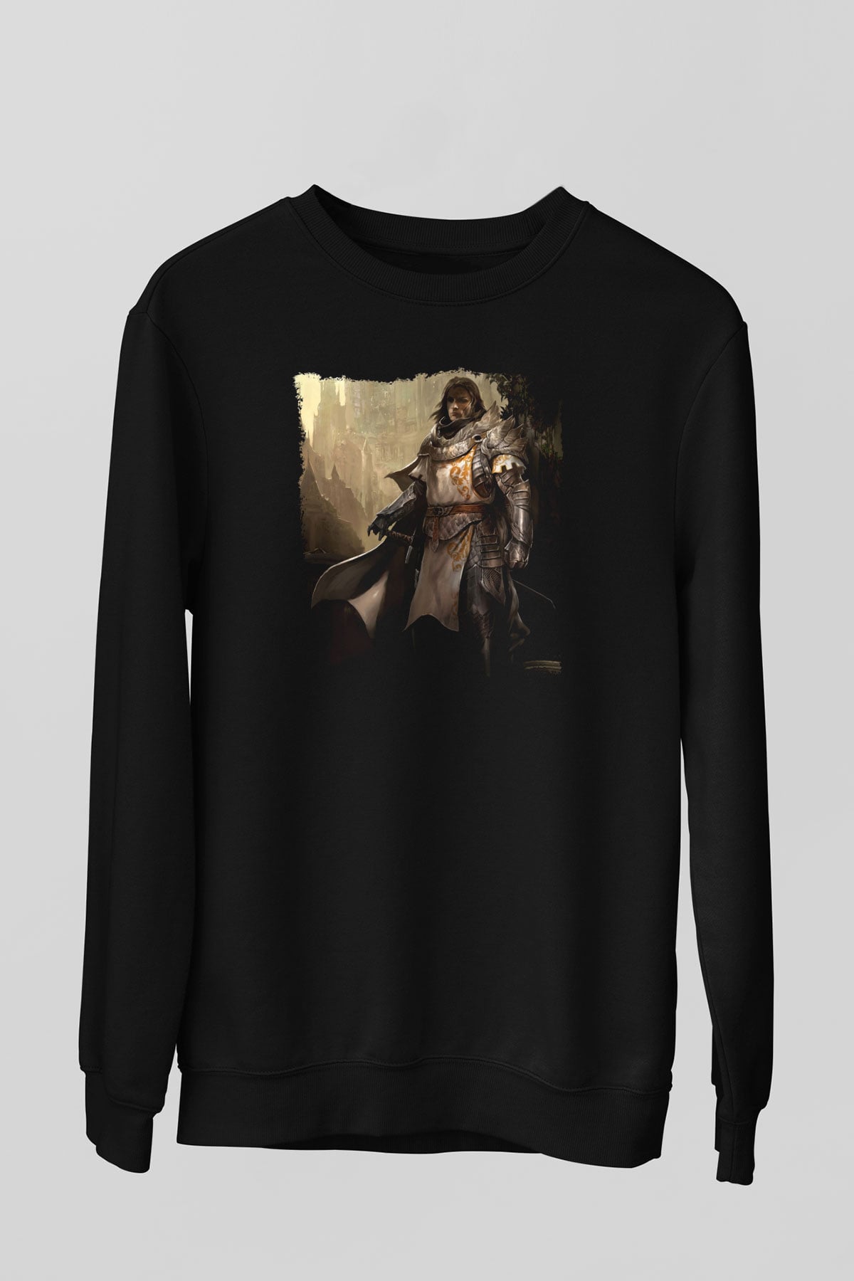 Guild Wars Siyah Unisex Sweatshirt