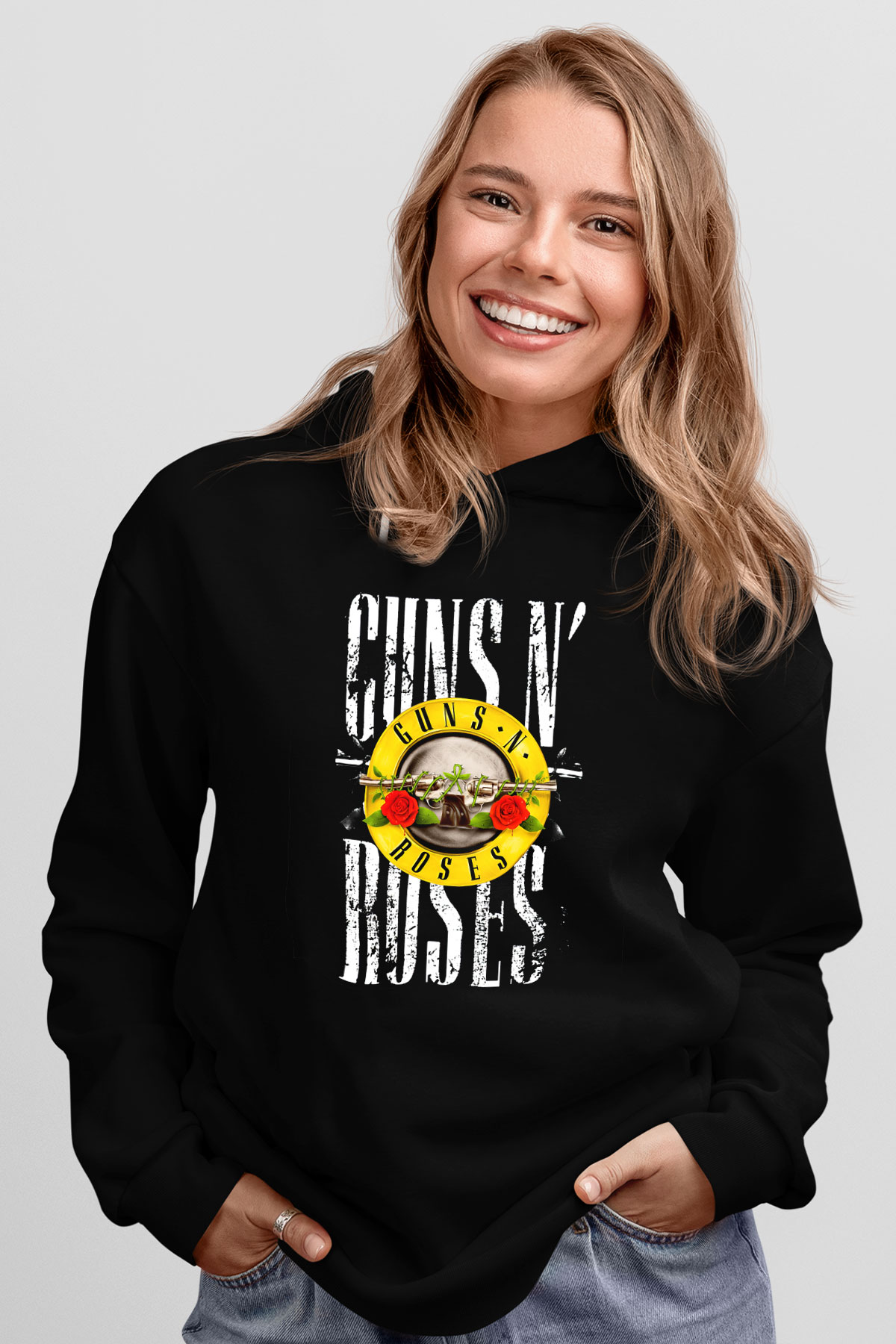 Guns N’ Roses Siyah Unisex Hoodie
