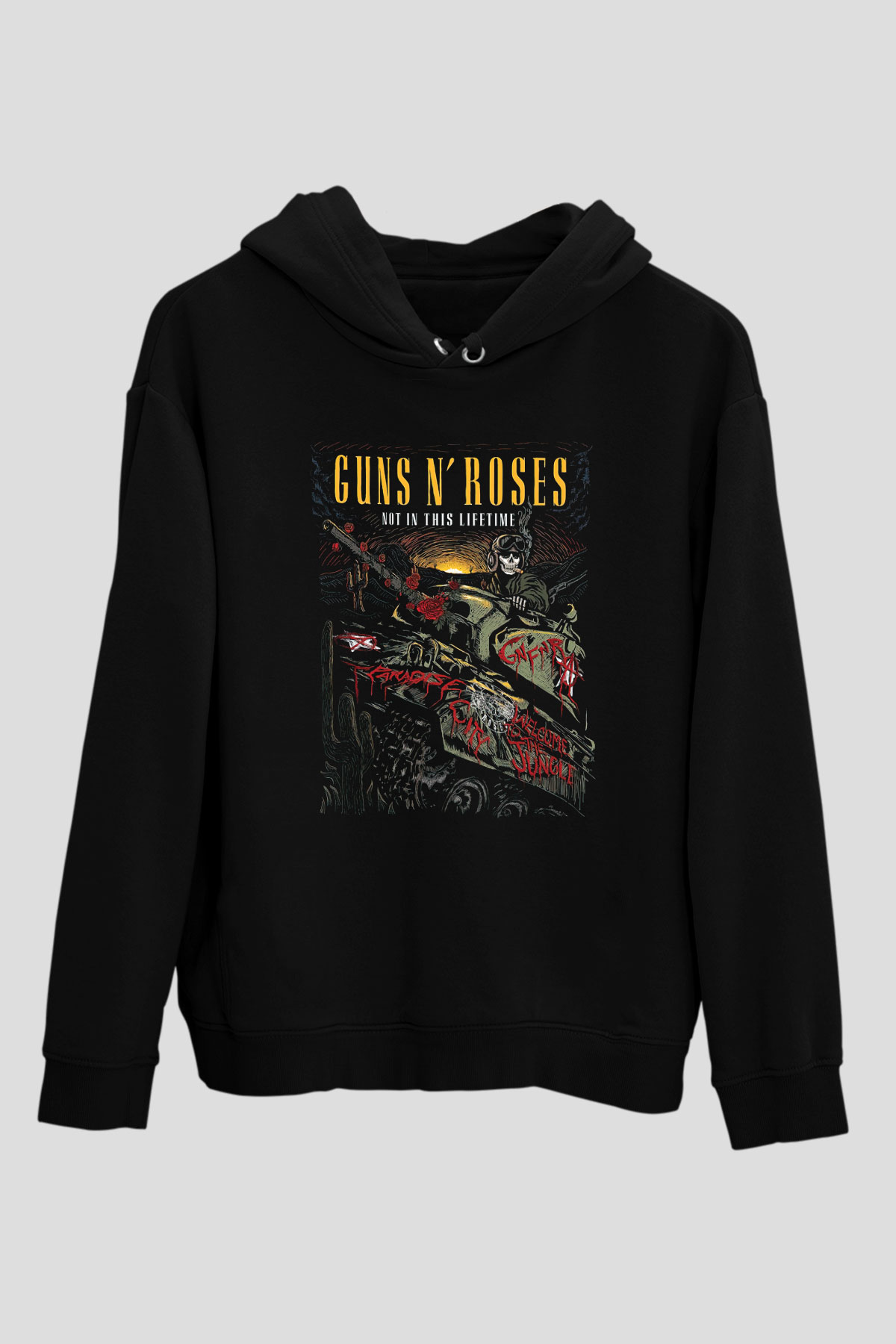 Guns N’ Roses Siyah Unisex Hoodie