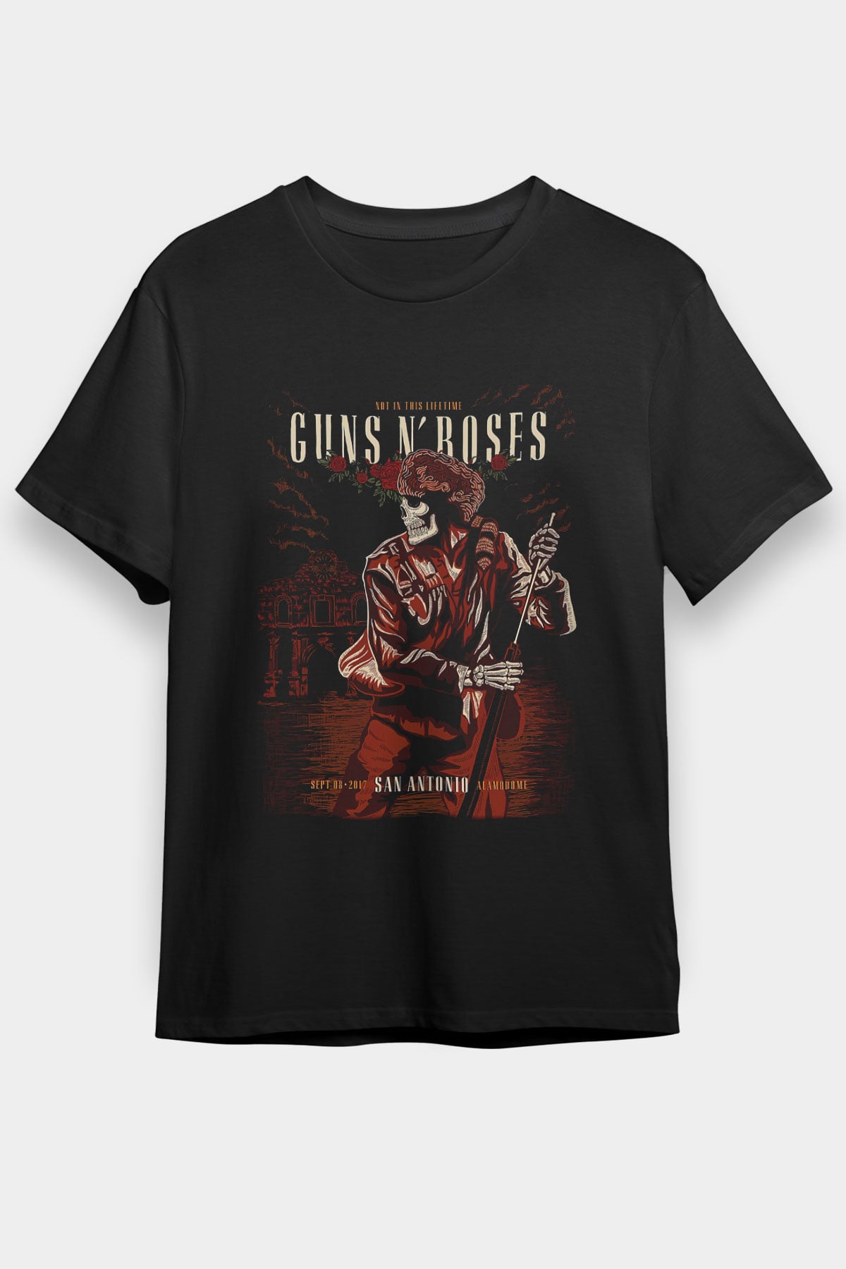 Guns N’ Roses Siyah Unisex Tişört T-Shirt - TişörtFabrikası