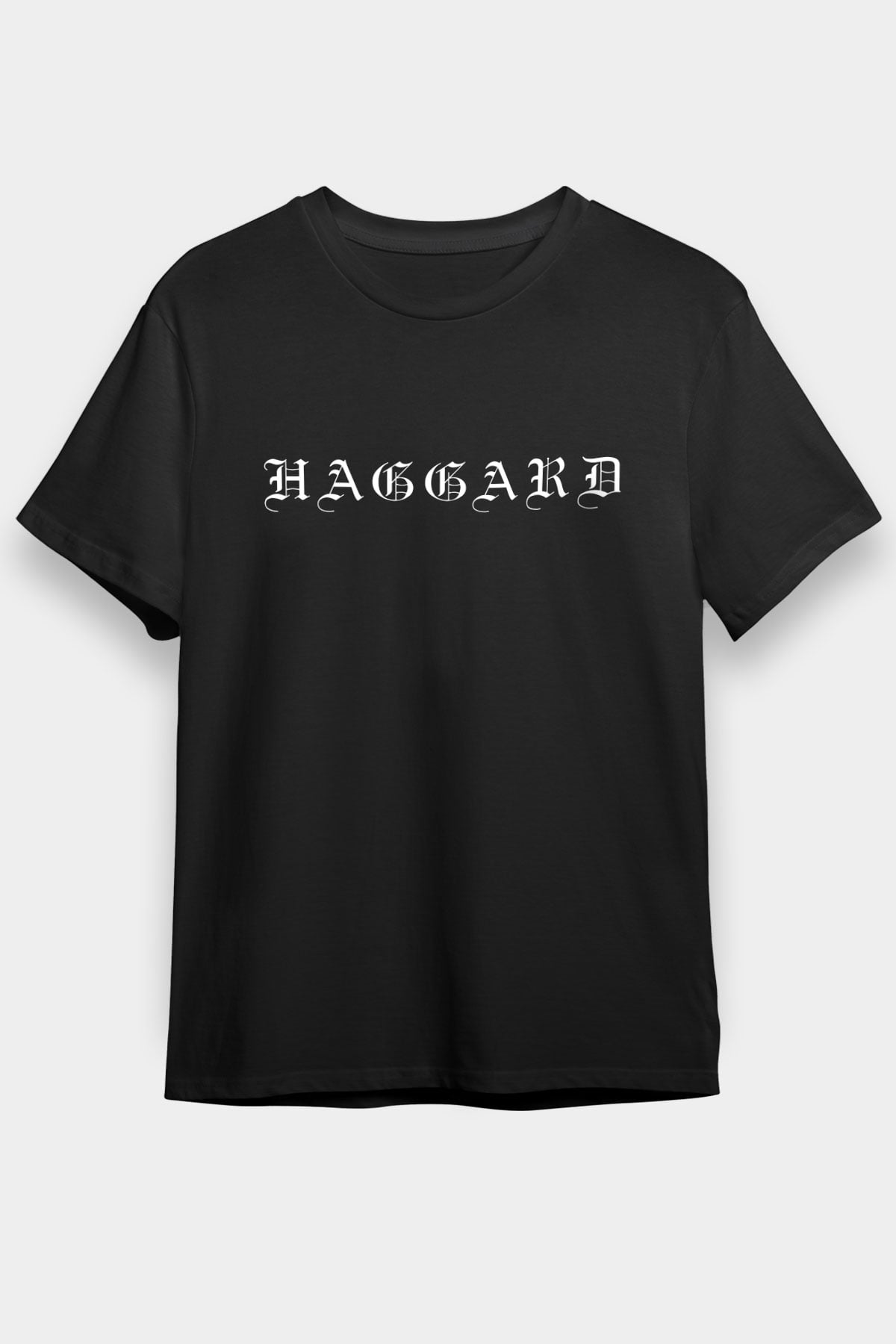 Haggard Baskılı Unisex Siyah Tişört - Tshirt