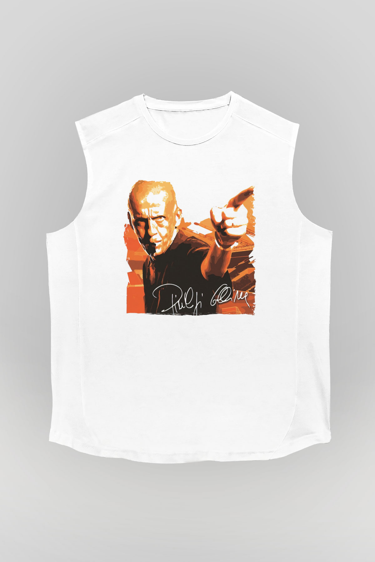 Hakem Beyaz Unisex Kolsuz Tişört
