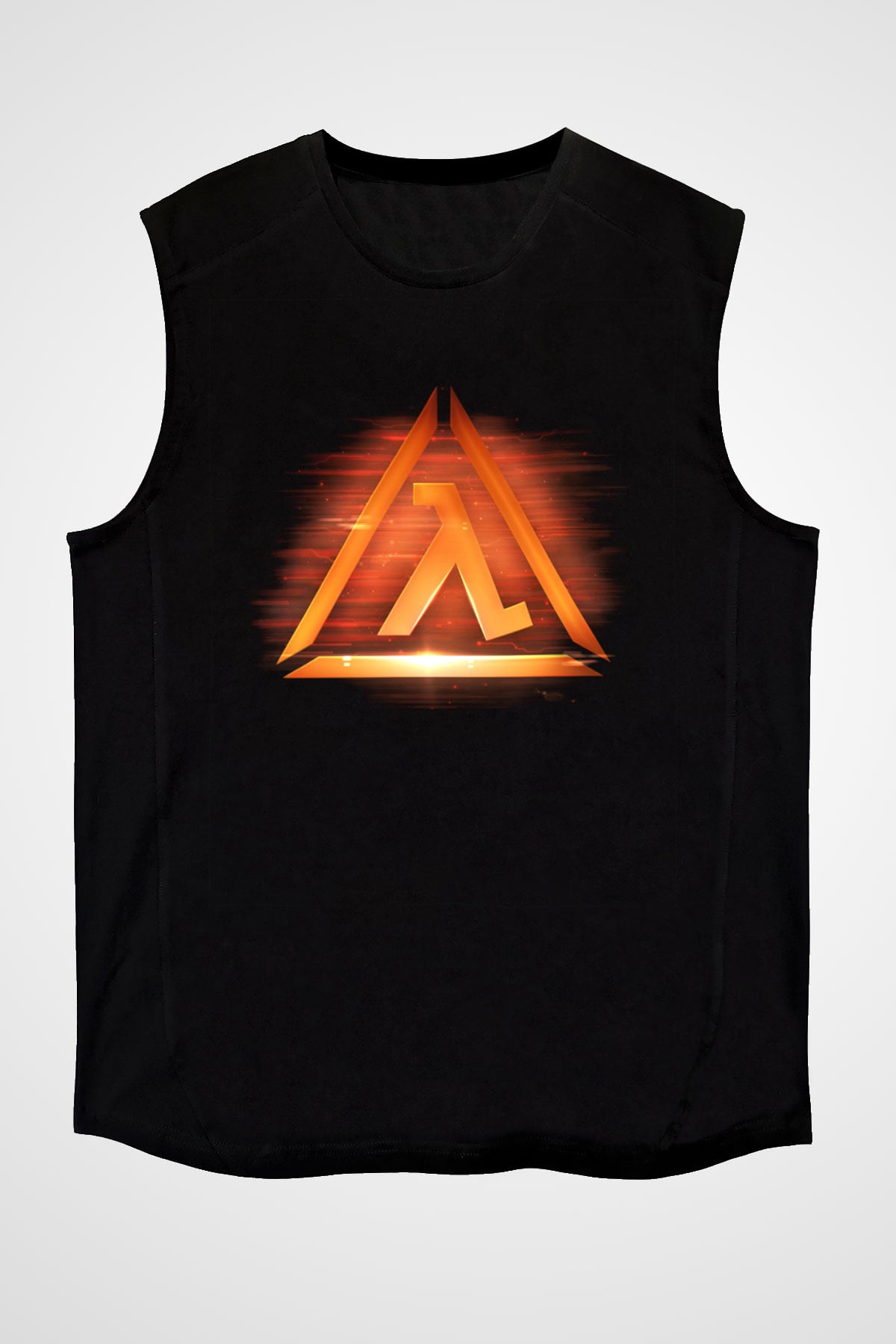 Half-Life Siyah Unisex Kolsuz Tişört