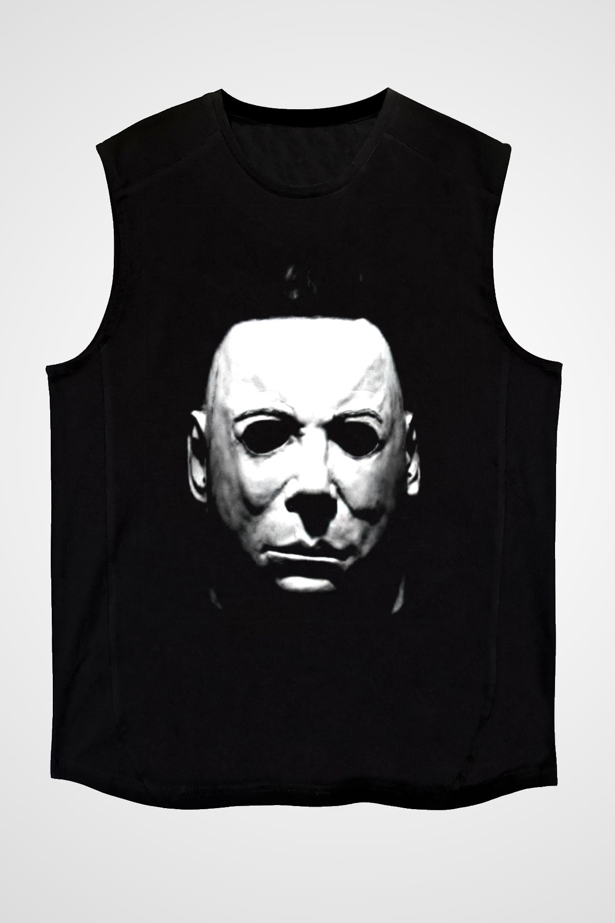 Halloween Siyah Unisex Kolsuz Tişört