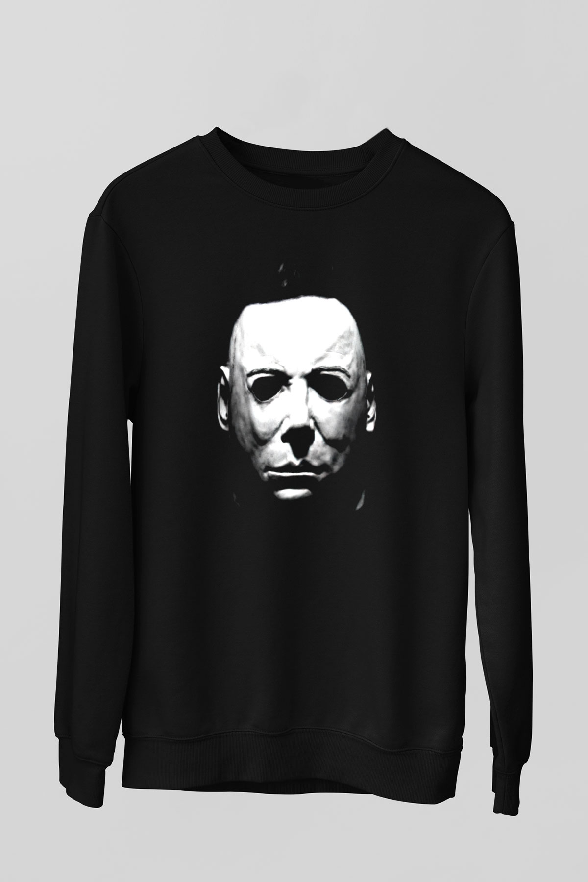 Halloween Siyah Unisex Sweatshirt