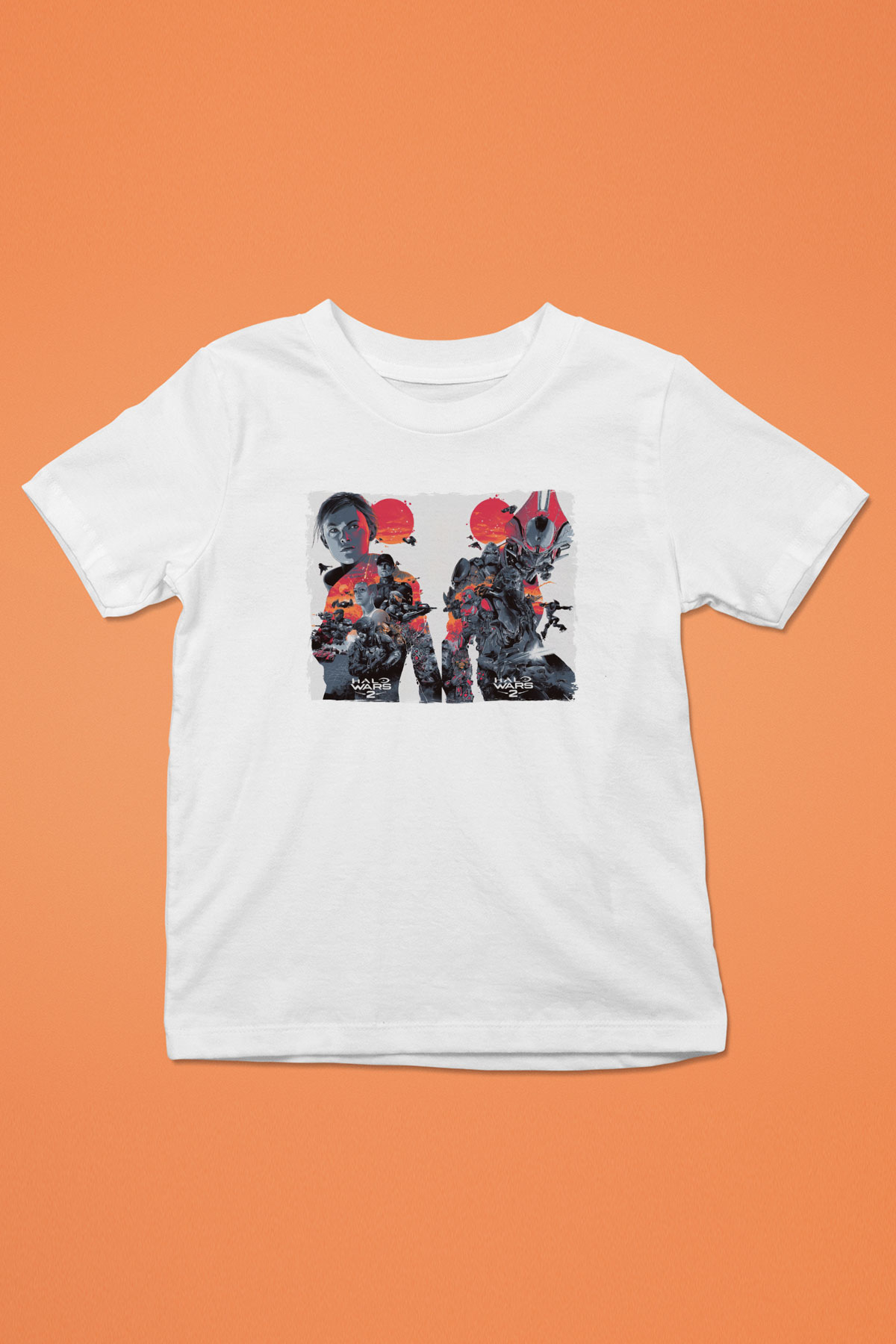 Halo Wars Beyaz Unisex Çocuk Tişört