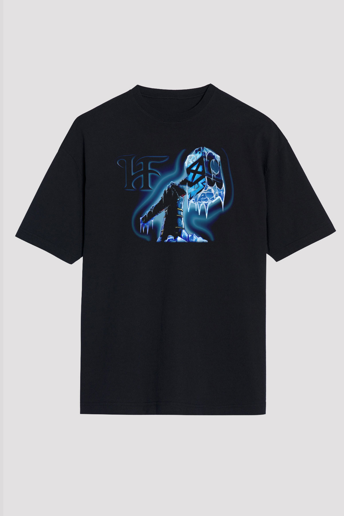 HammerFall Siyah Oversize Tişört Oversize T-shirt - TişörtFabrikası