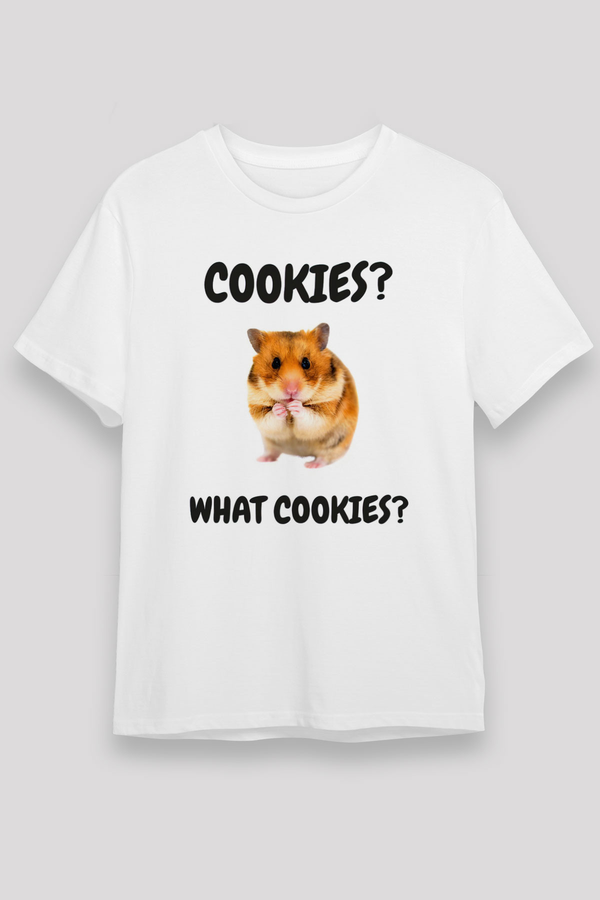 Hamster Beyaz Unisex Tişört T-Shirt - TişörtFabrikası