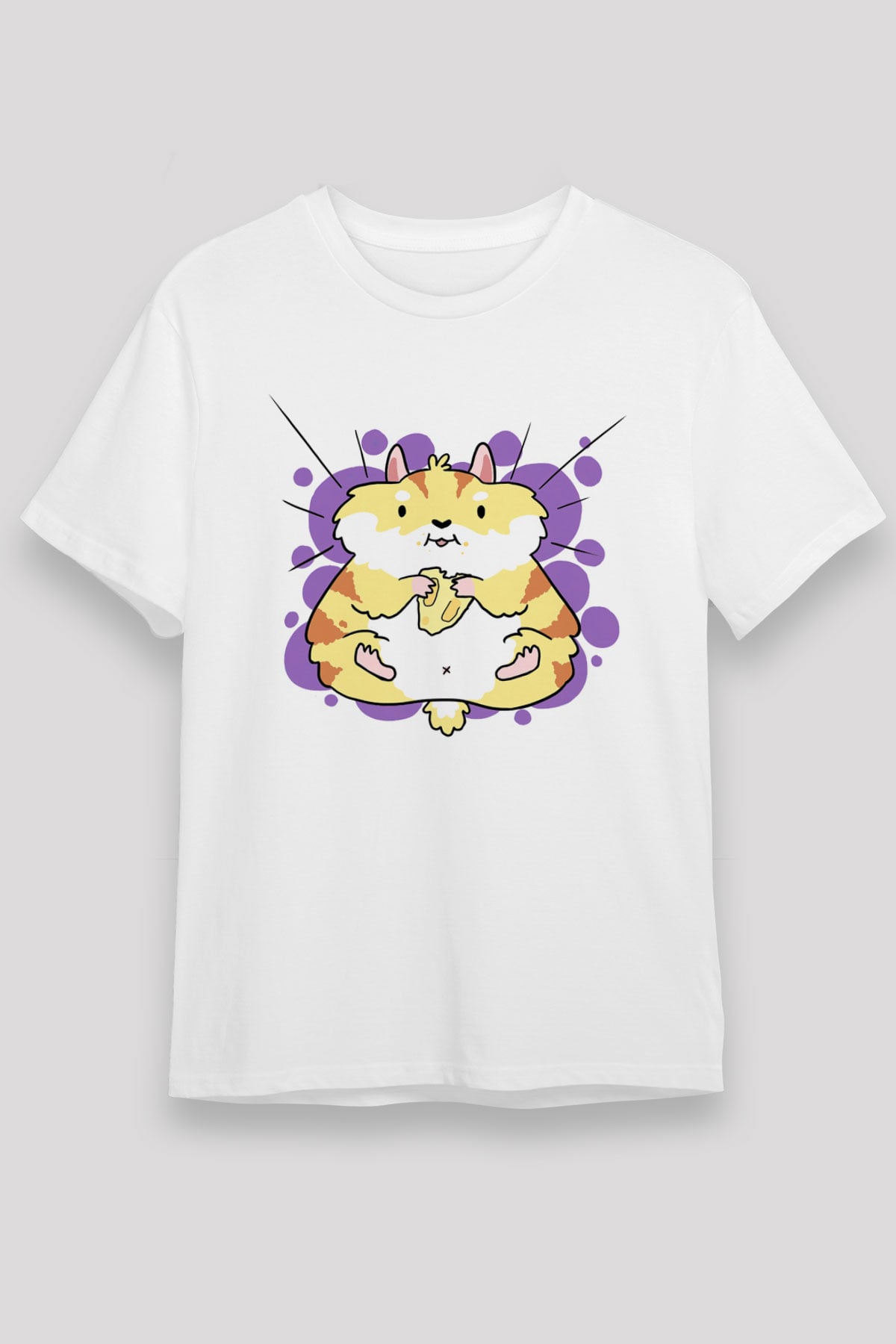 Hamster Beyaz Unisex Tişört T-Shirt - TişörtFabrikası