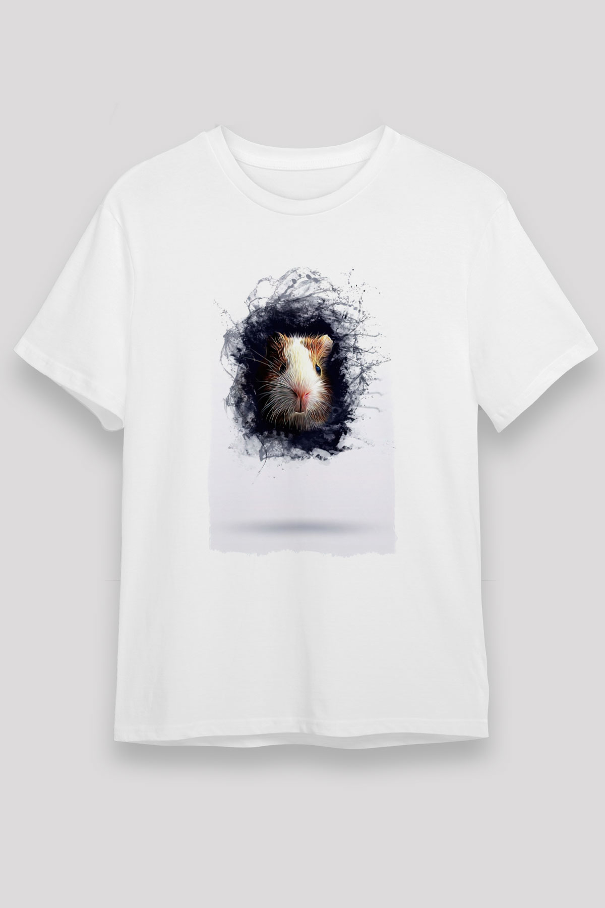 Hamster Beyaz Unisex Tişört T-Shirt - TişörtFabrikası