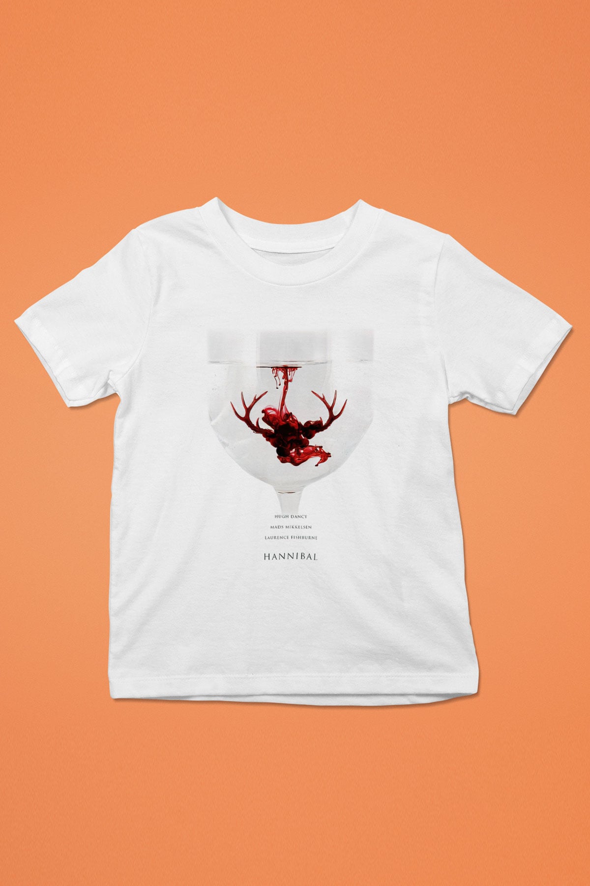 Hannibal Baskılı Beyaz Unisex Çocuk Tişört