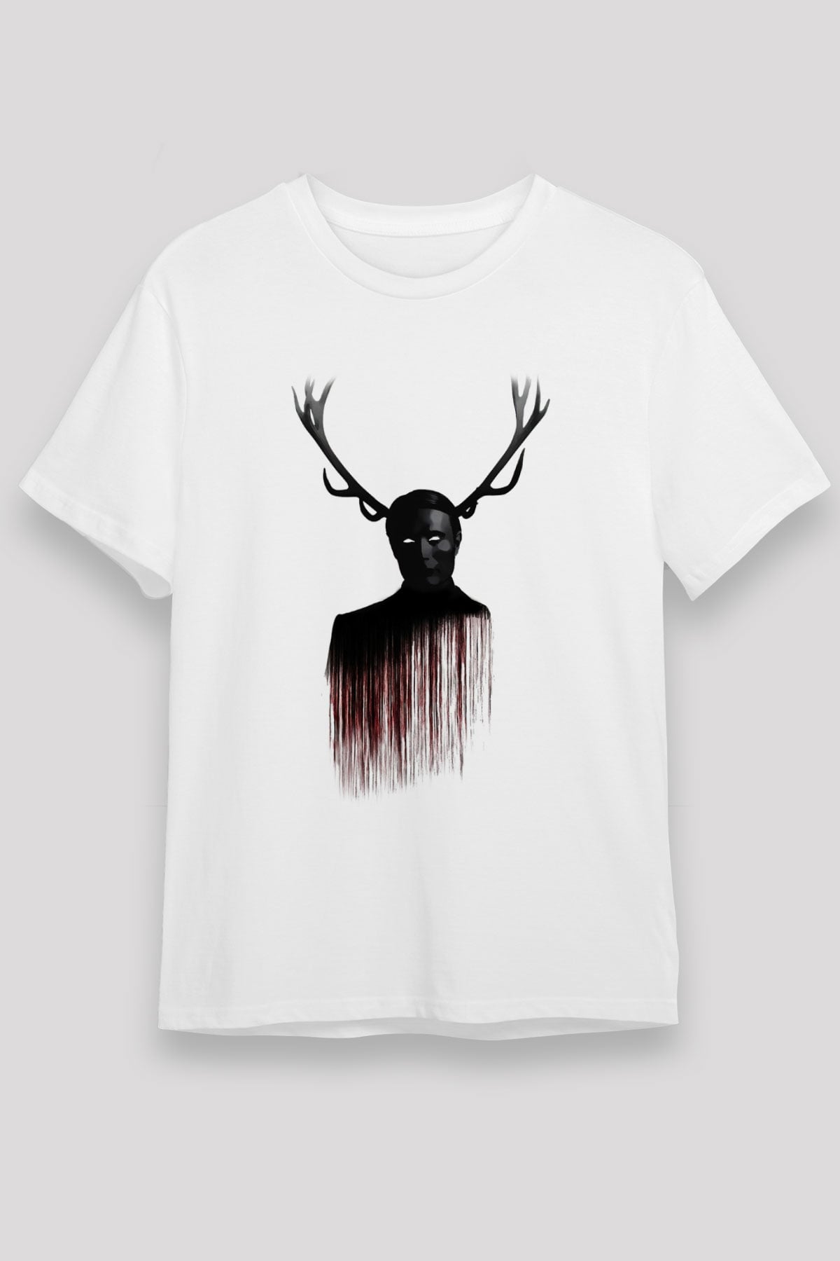 Hannibal Beyaz Unisex Tişört T-Shirt