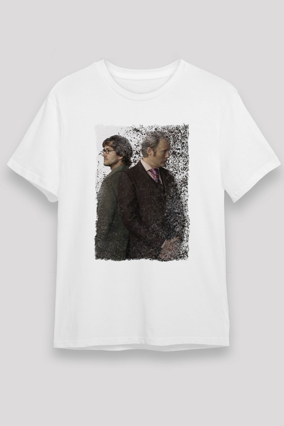 Hannibal Beyaz Unisex Tişört T-Shirt