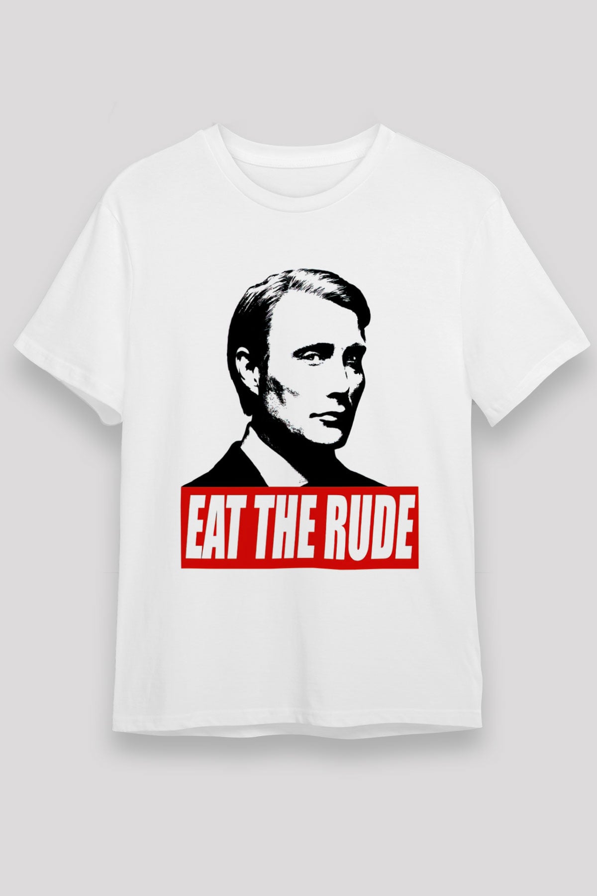 Hannibal Beyaz Unisex Tişört T-Shirt