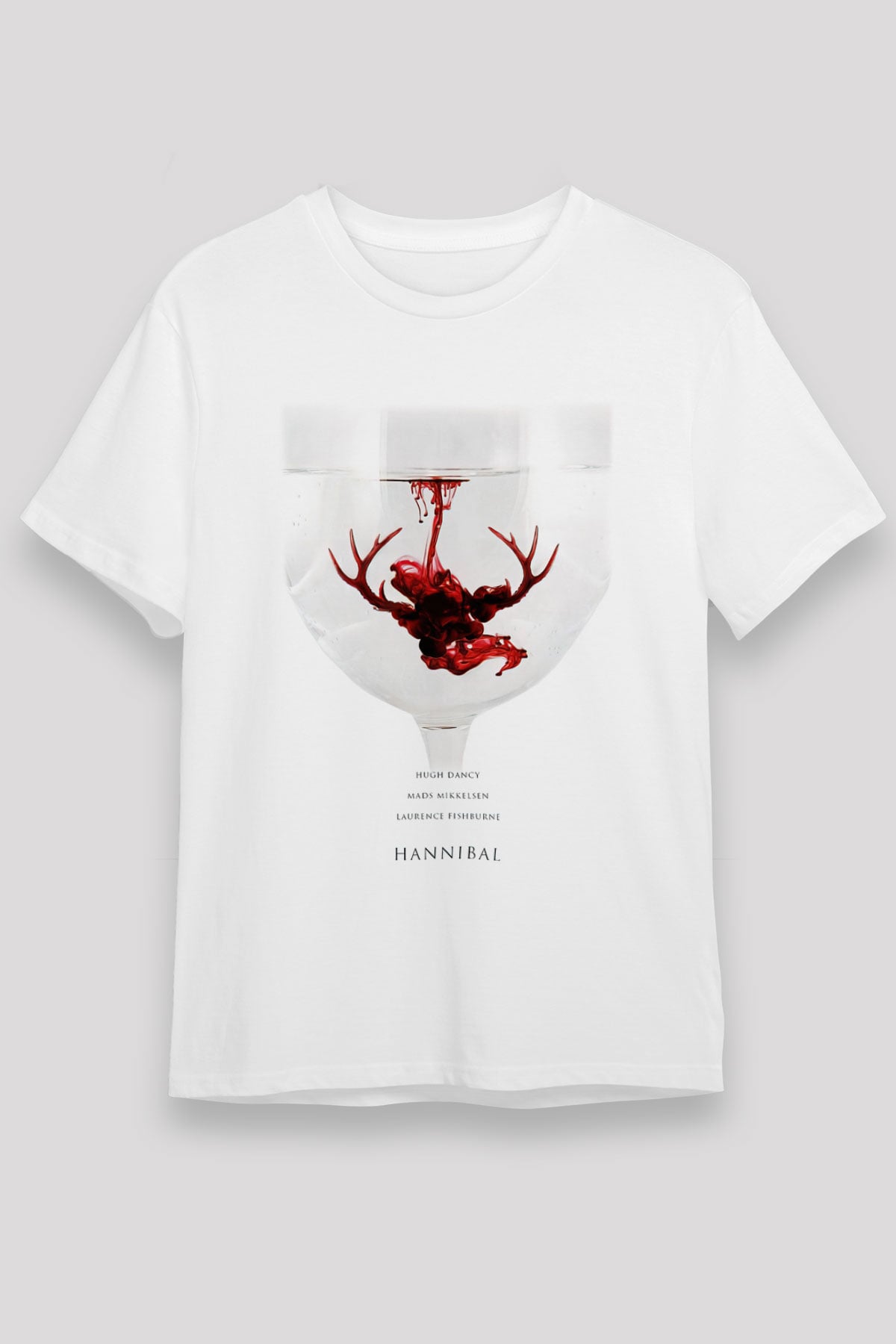 Hannibal Beyaz Unisex Tişört T-Shirt