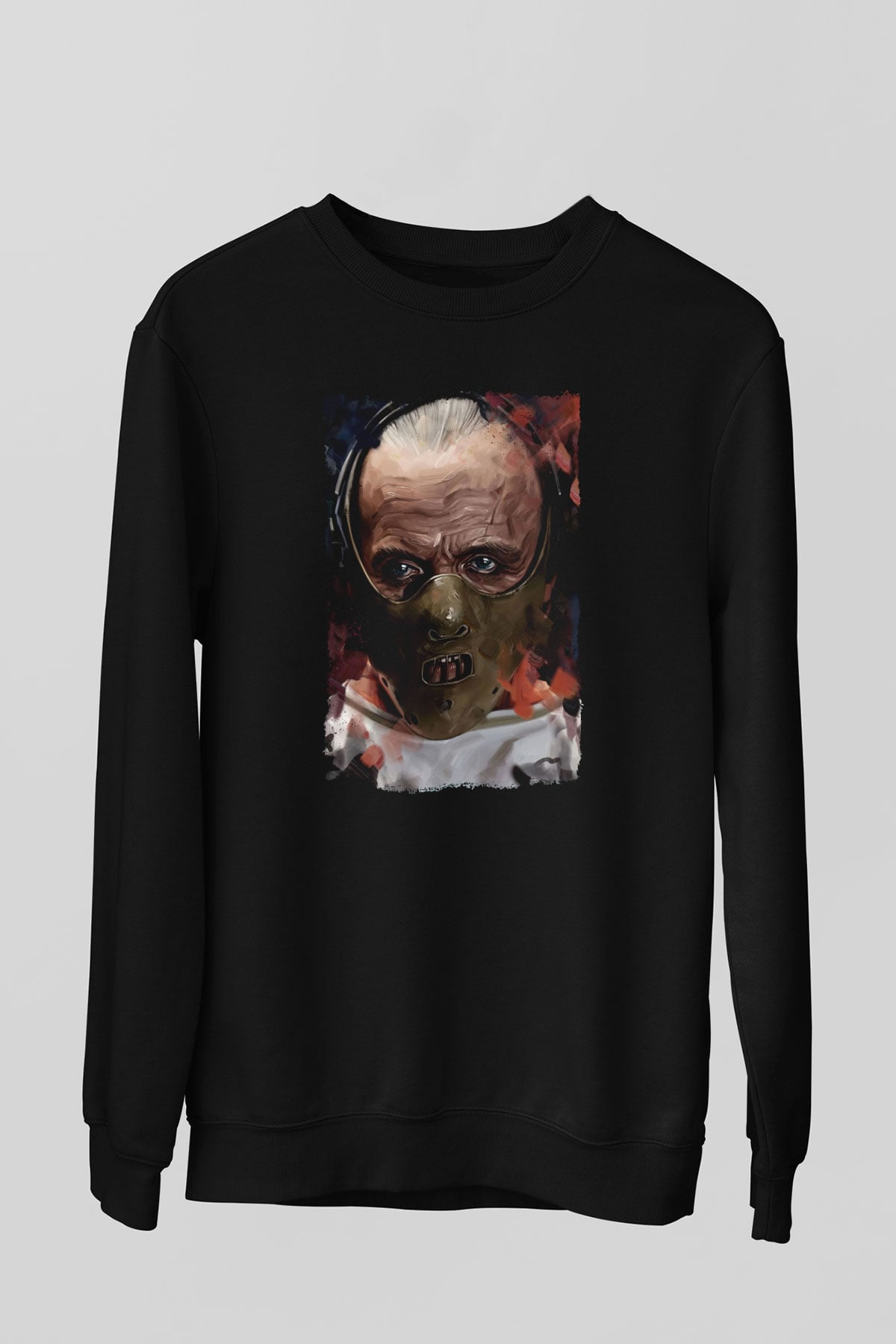 Hannibal Siyah Unisex Sweatshirt