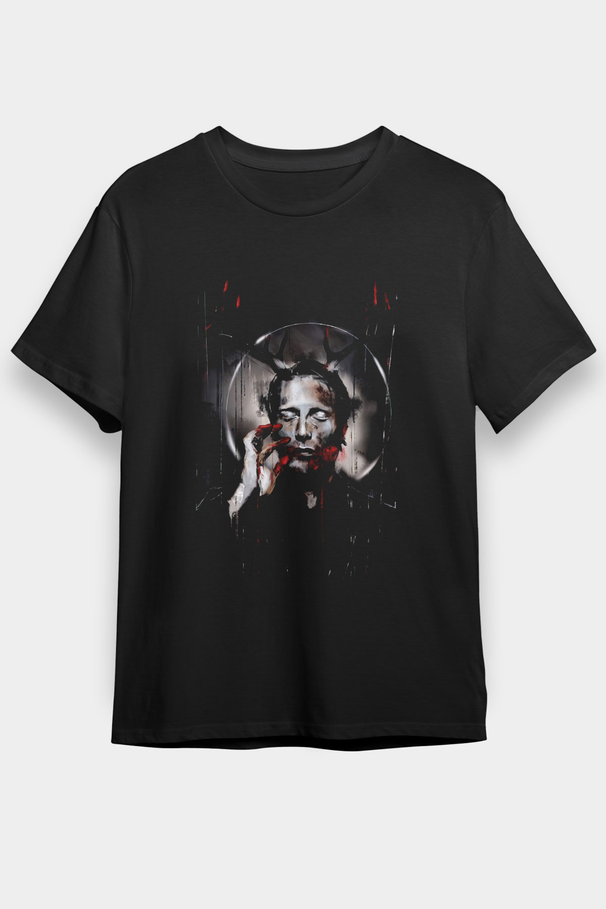 Hannibal Siyah Unisex Tişört T-Shirt