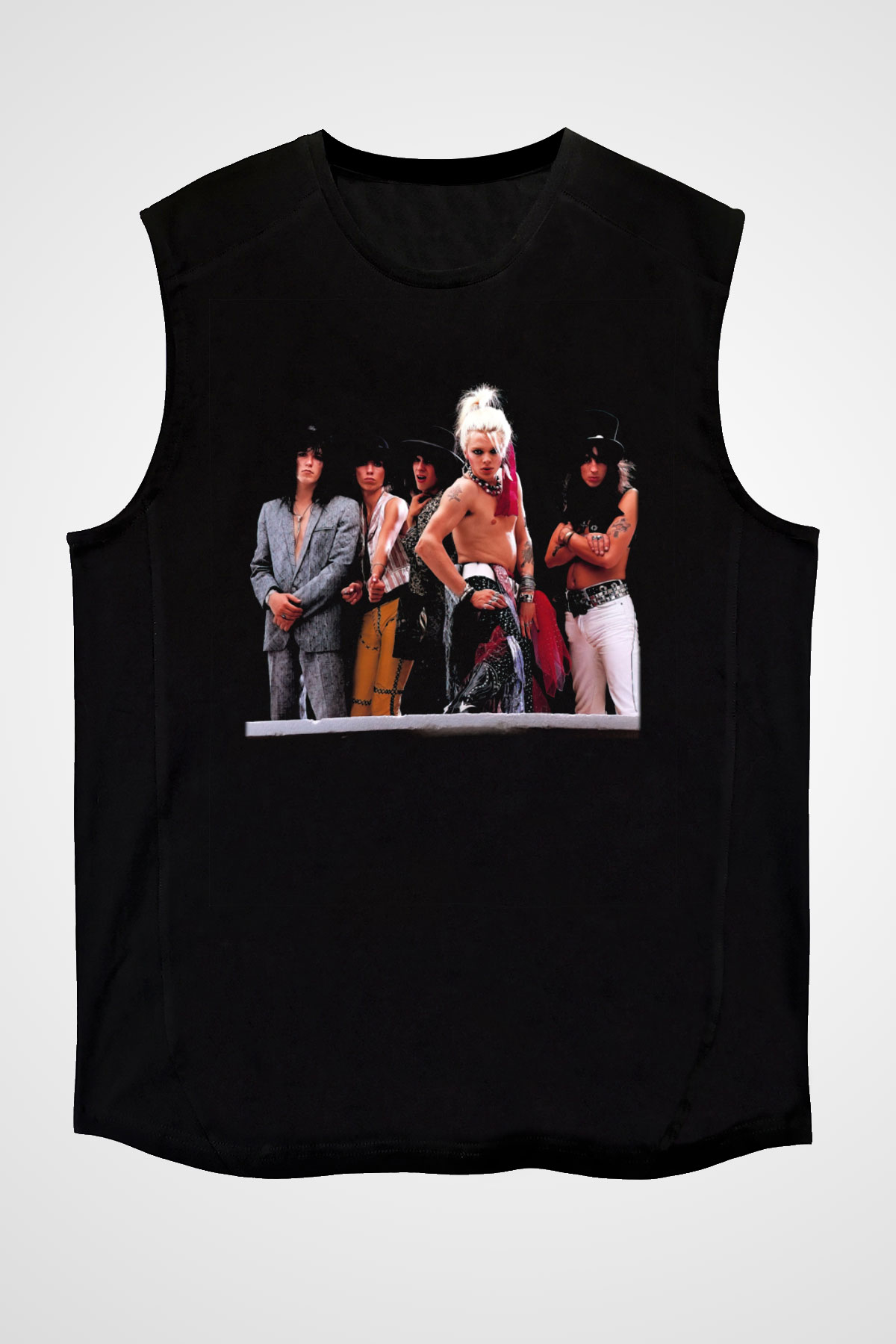 Hanoi Rocks Siyah Unisex Kolsuz Tişört