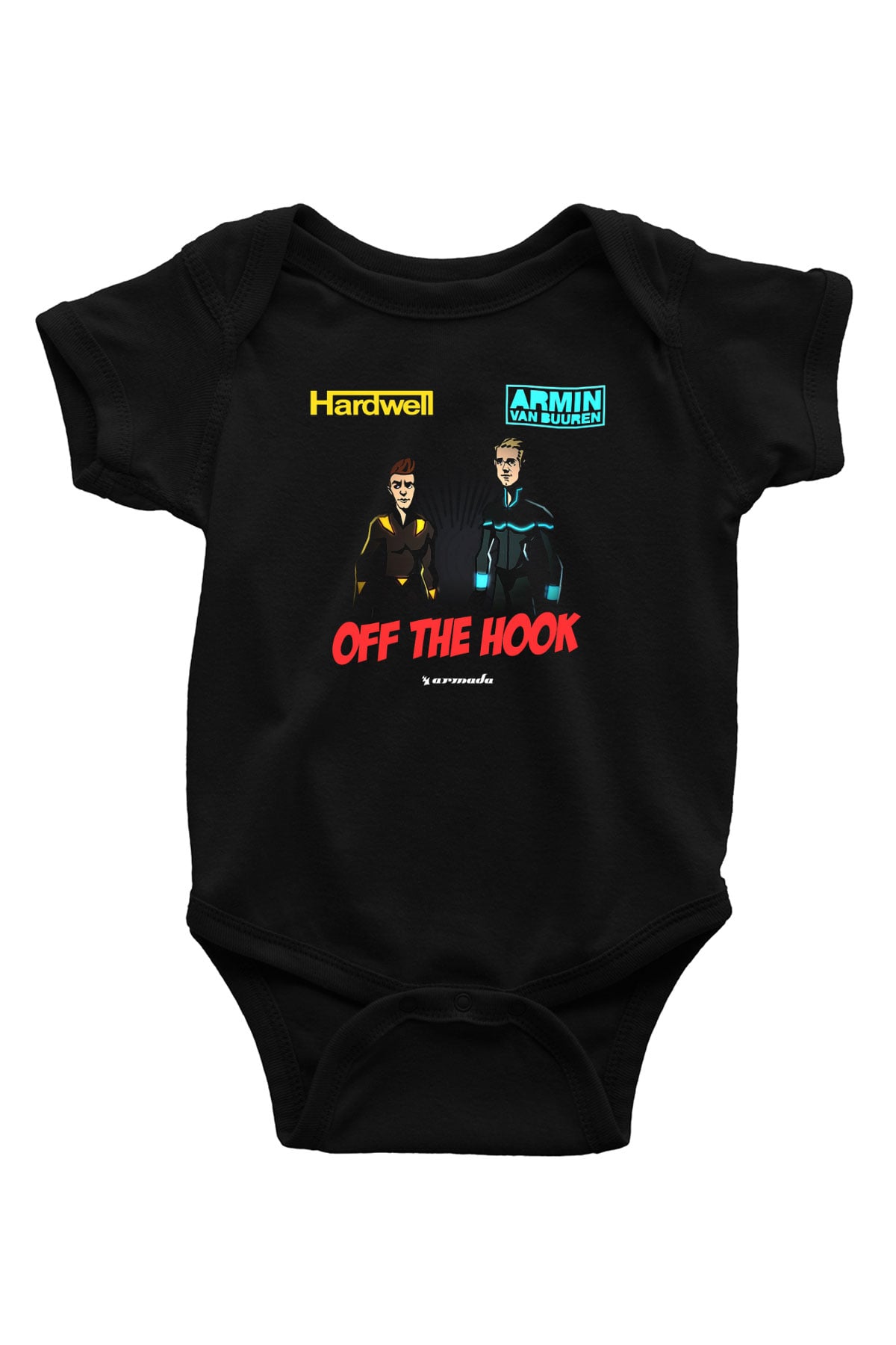 Hardwell Siyah Bebek Body - Zıbın