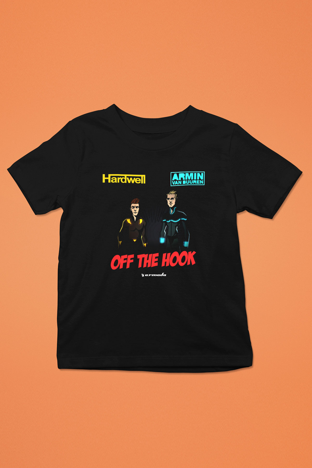 Hardwell Siyah Unisex Çocuk Tişört