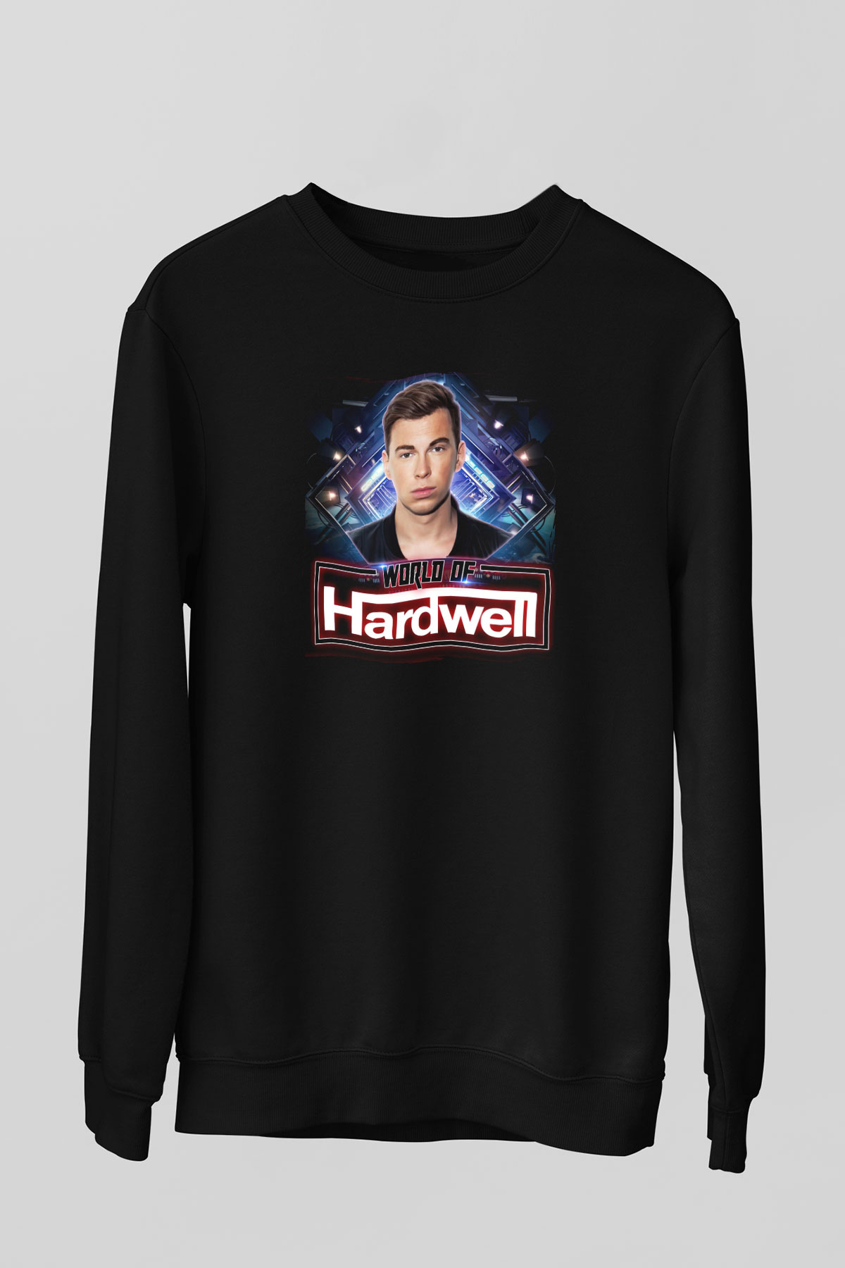 Hardwell Siyah Unisex Sweatshirt