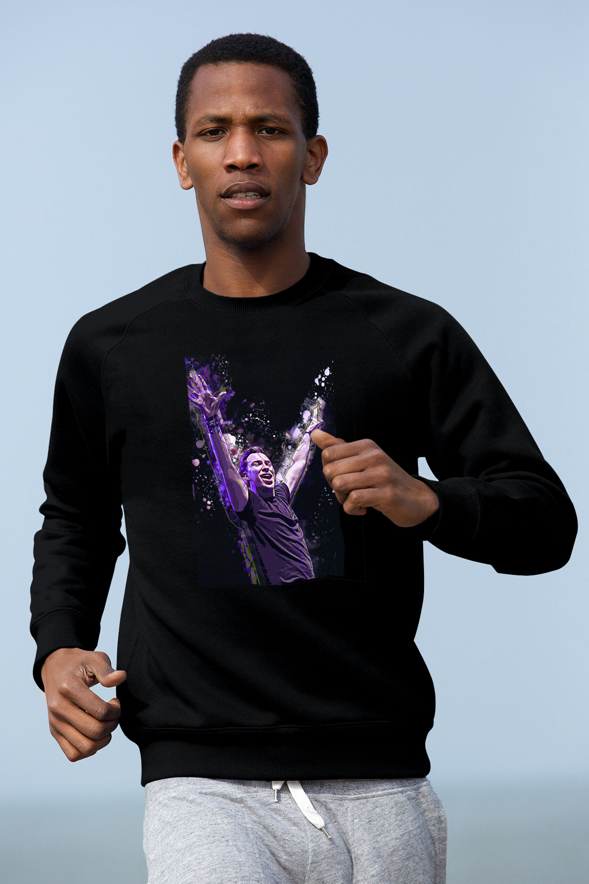 Hardwell Siyah Unisex Sweatshirt