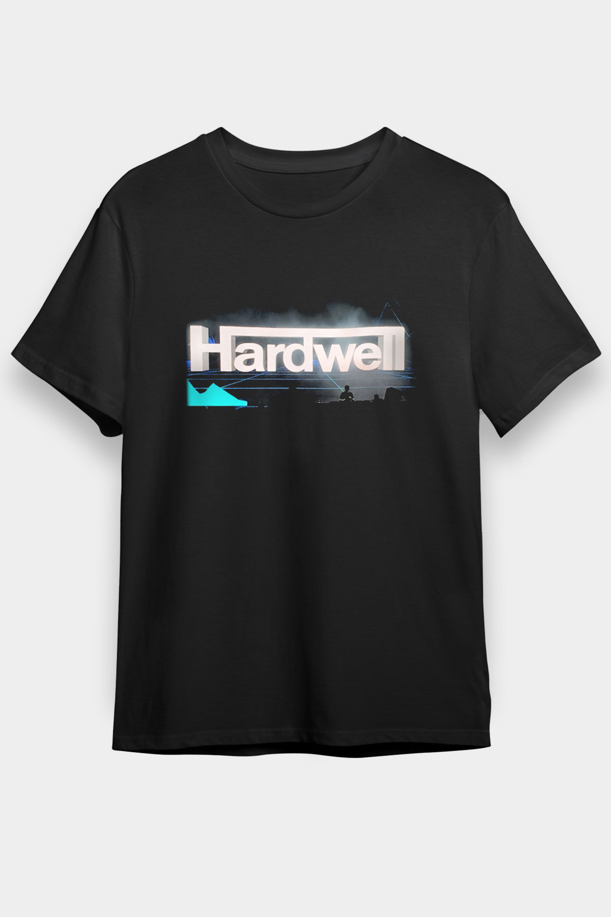 Hardwell Siyah Unisex Tişört T-Shirt - TişörtFabrikası