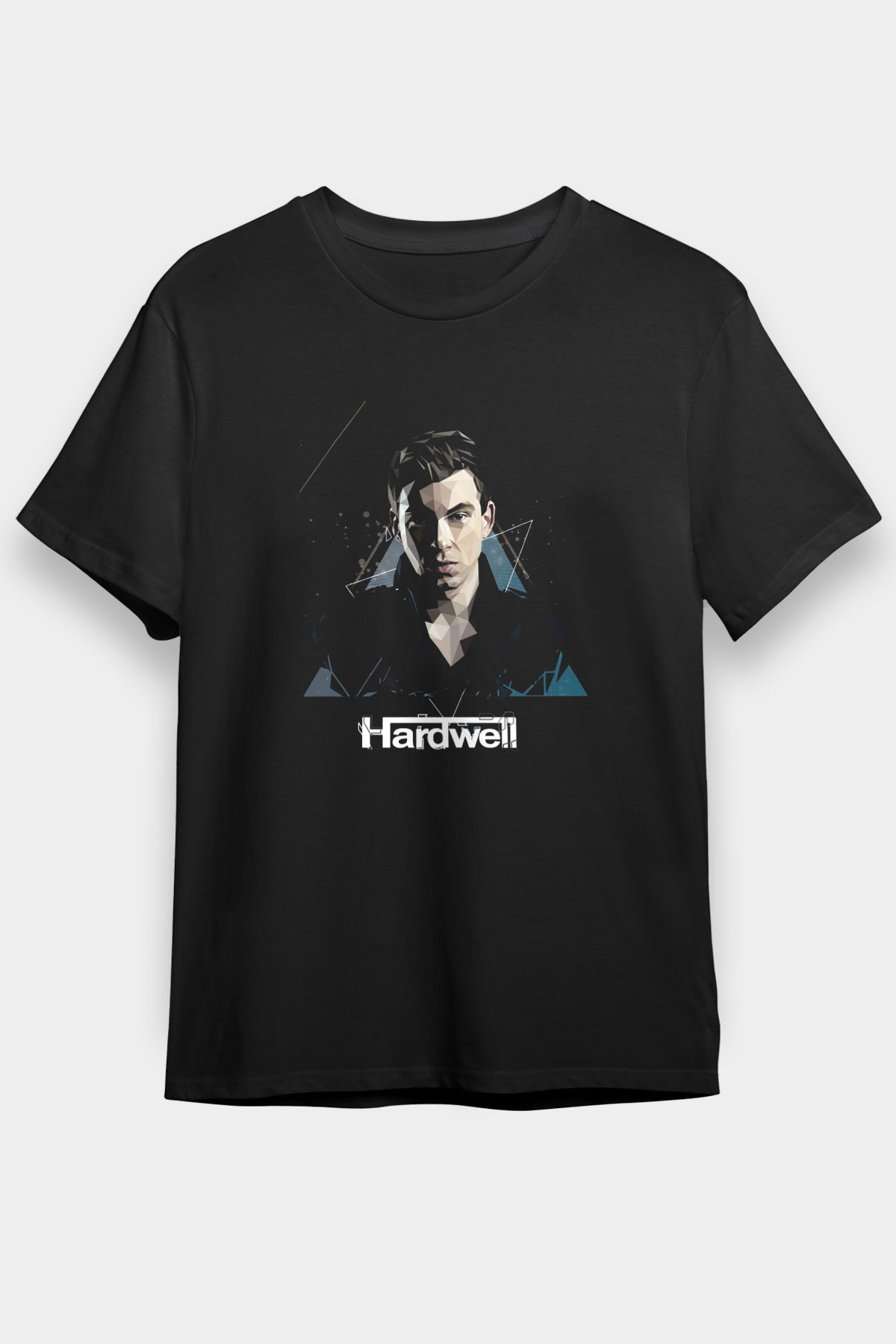 Hardwell Siyah Unisex Tişört T-Shirt - TişörtFabrikası