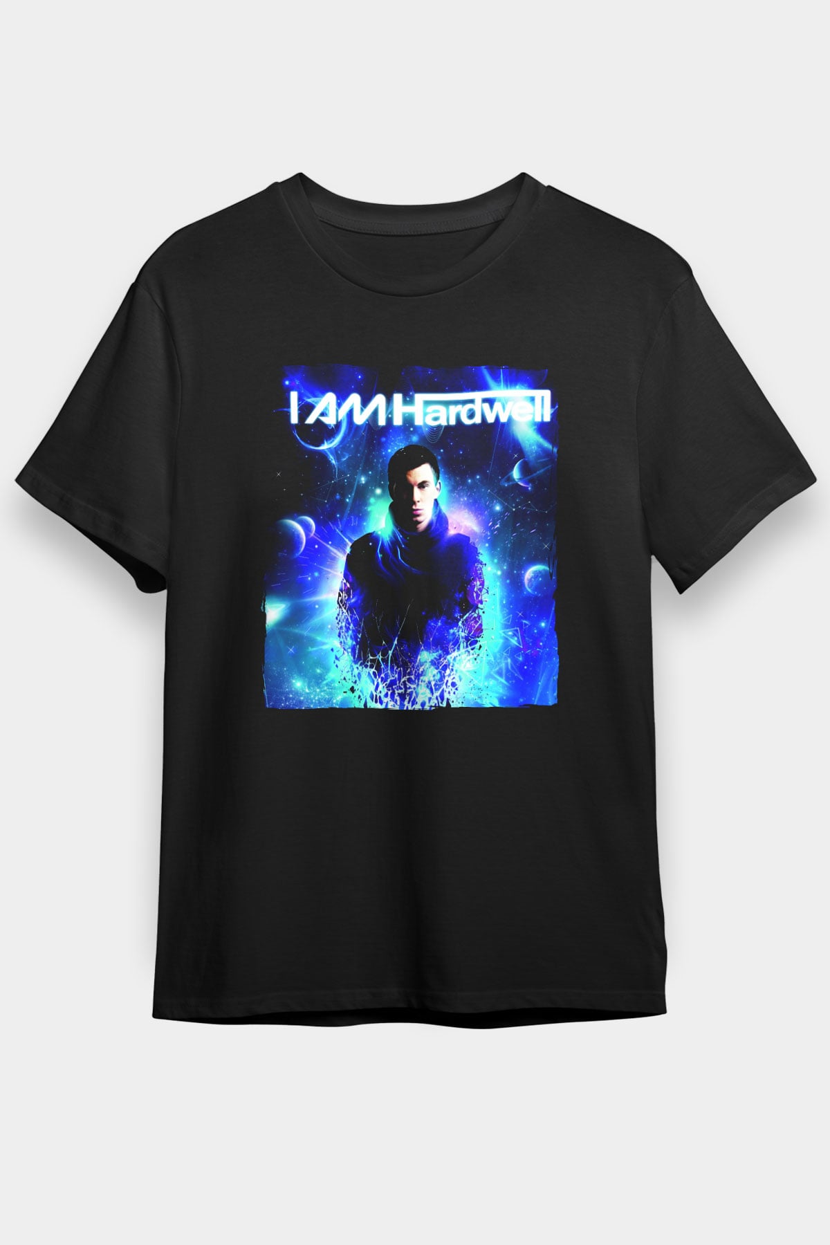 Hardwell Siyah Unisex Tişört T-Shirt - TişörtFabrikası