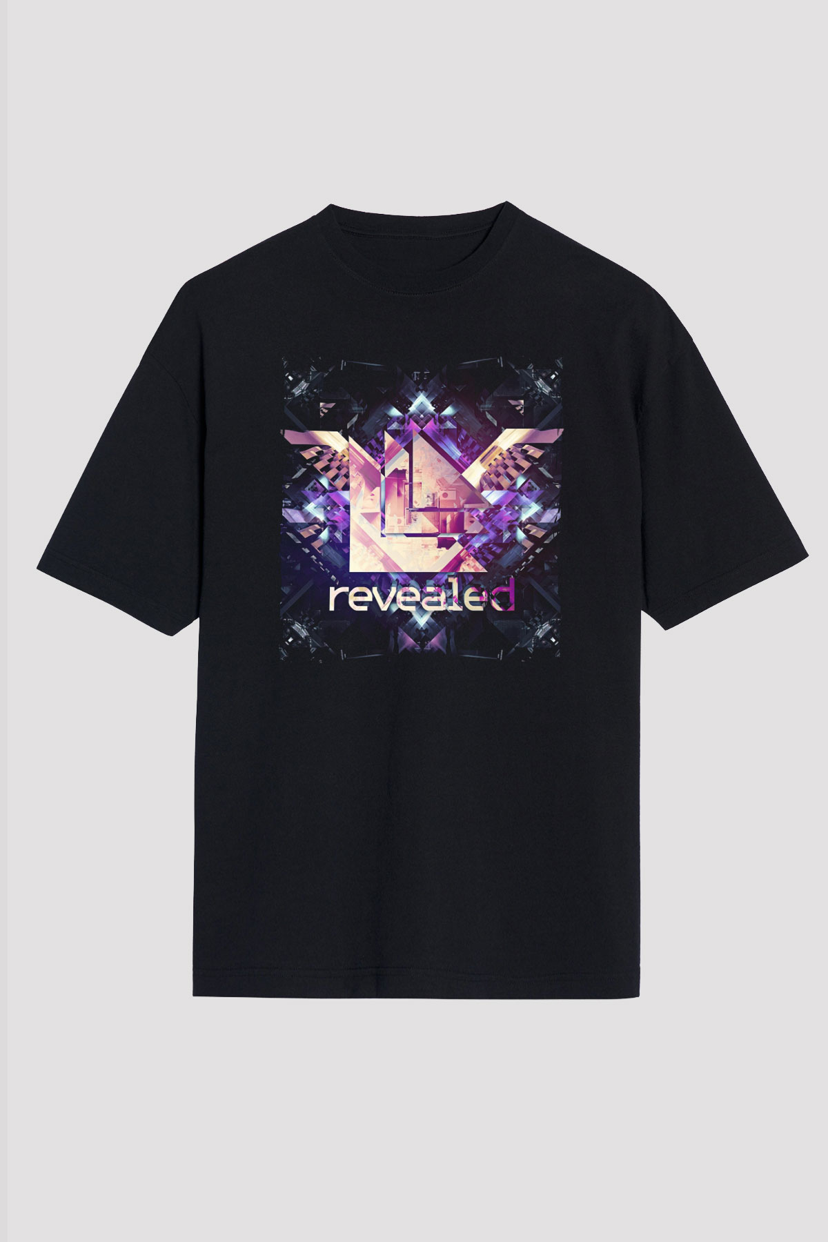 Hardwell Siyah Oversize Tişört Oversize T-shirt - TişörtFabrikası