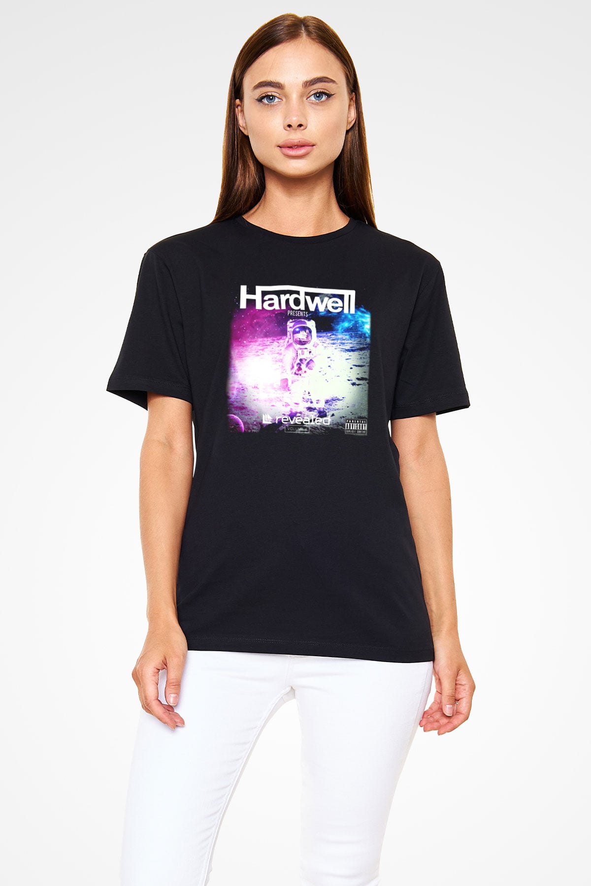 Hardwell Siyah Unisex Tişört T-Shirt - TişörtFabrikası