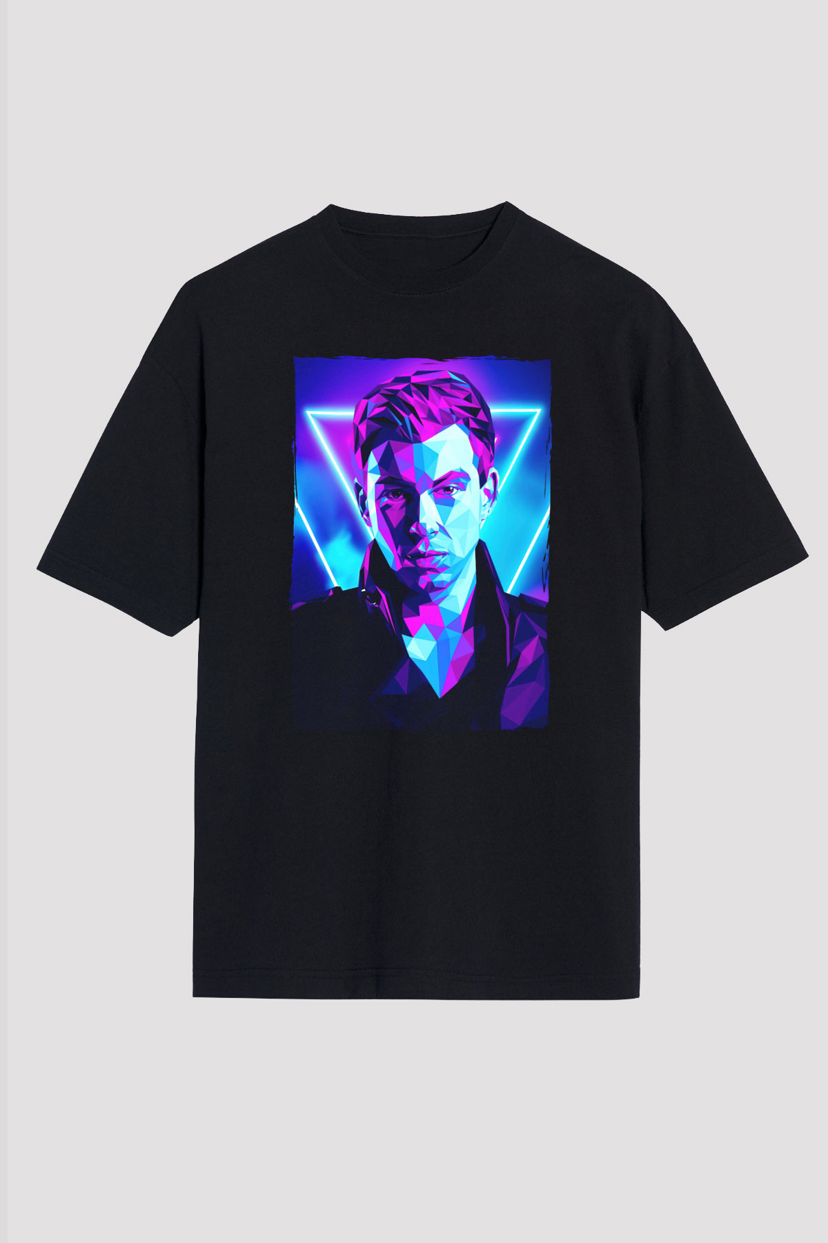 Hardwell Siyah Oversize Tişört Oversize T-shirt - TişörtFabrikası