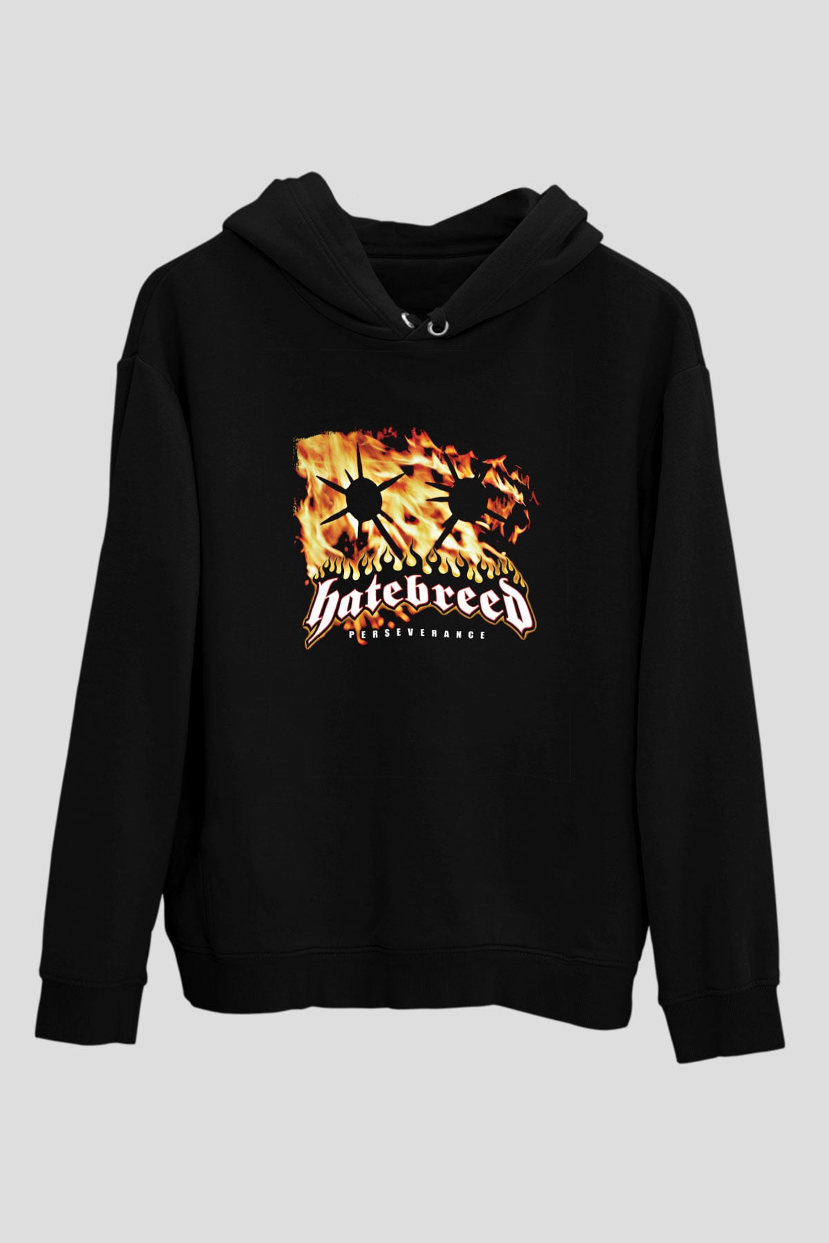 Hatebreed Baskılı Unisex Siyah Hoodie