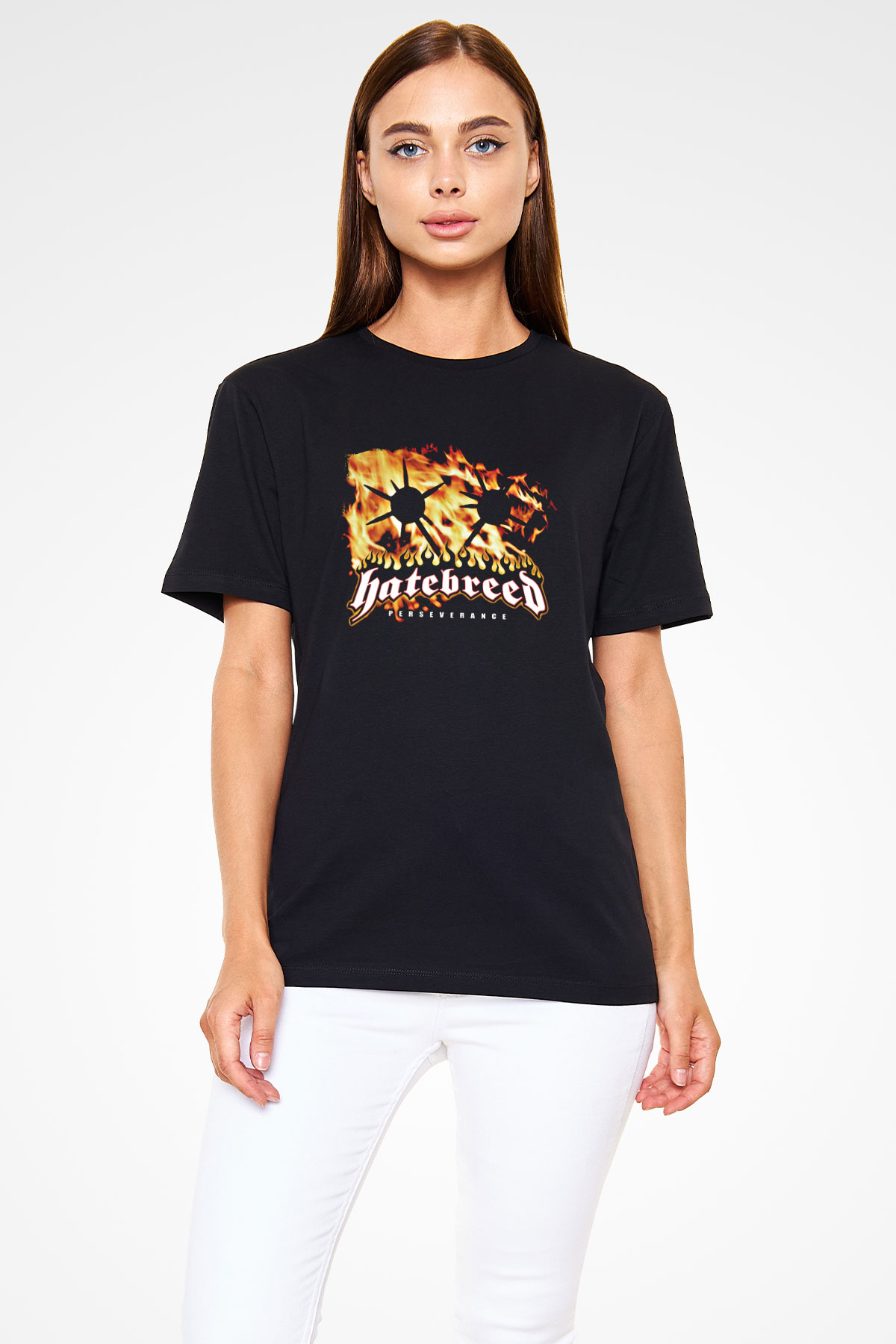Hatebreed Baskılı Unisex Siyah Tişört