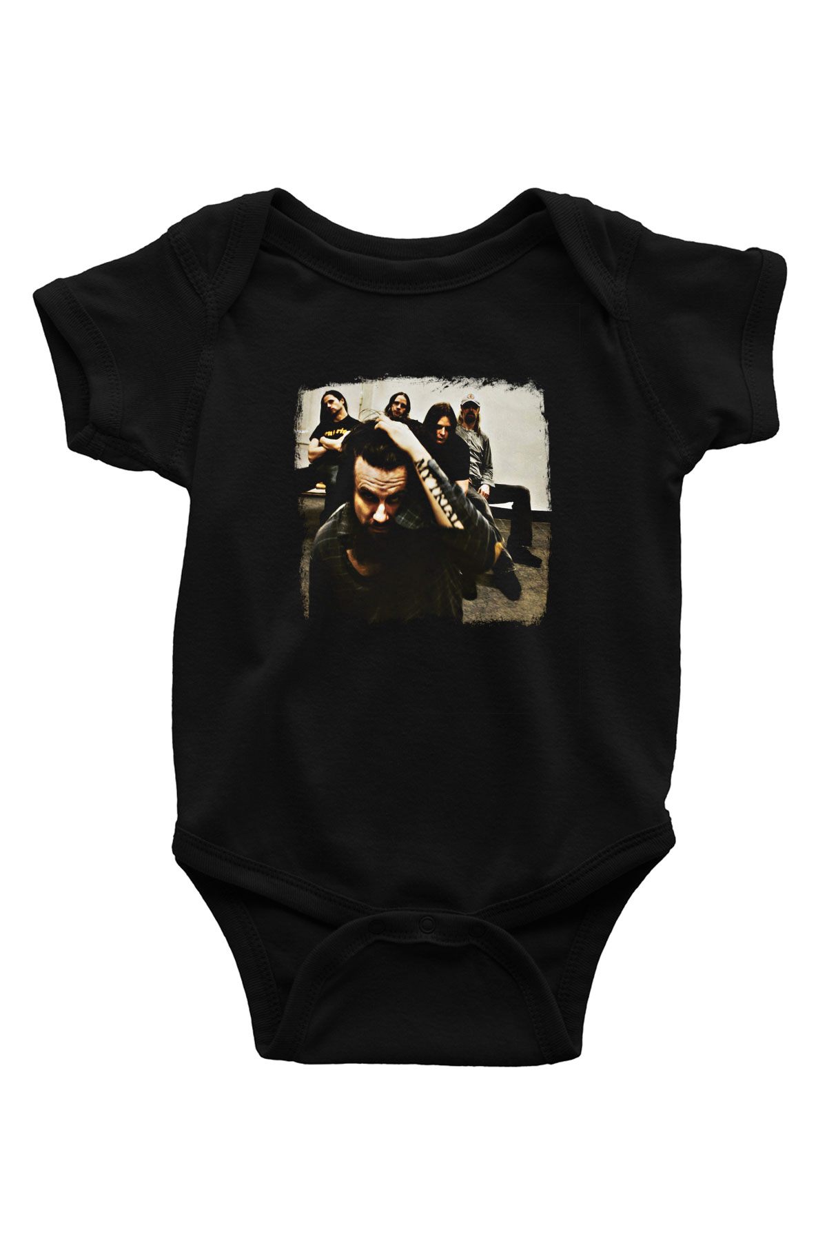 Haunted (The) Baskılı Unisex Siyah Bebek Body - Zıbın