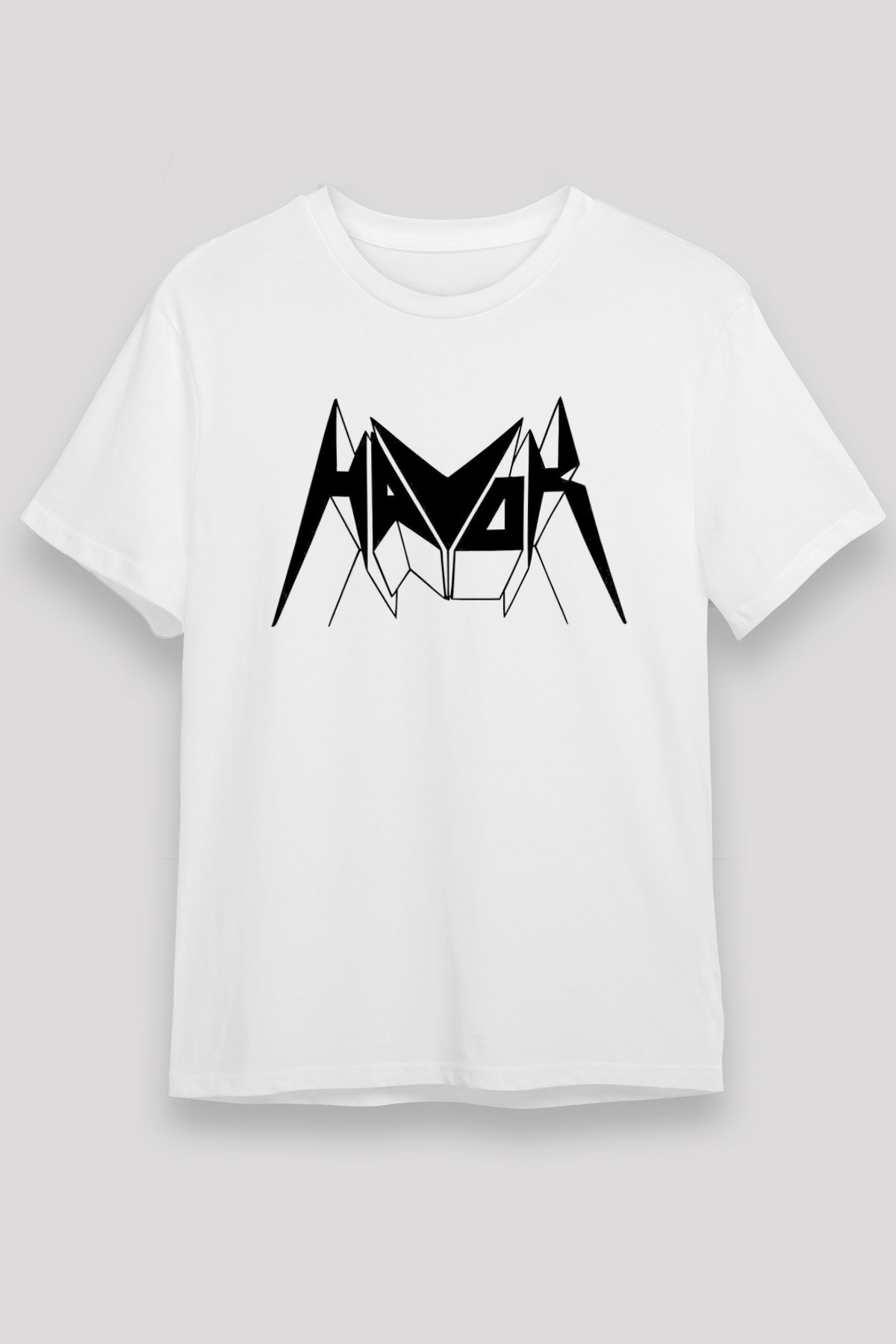 Havok Baskılı Unisex Beyaz Tişört - Tshirt