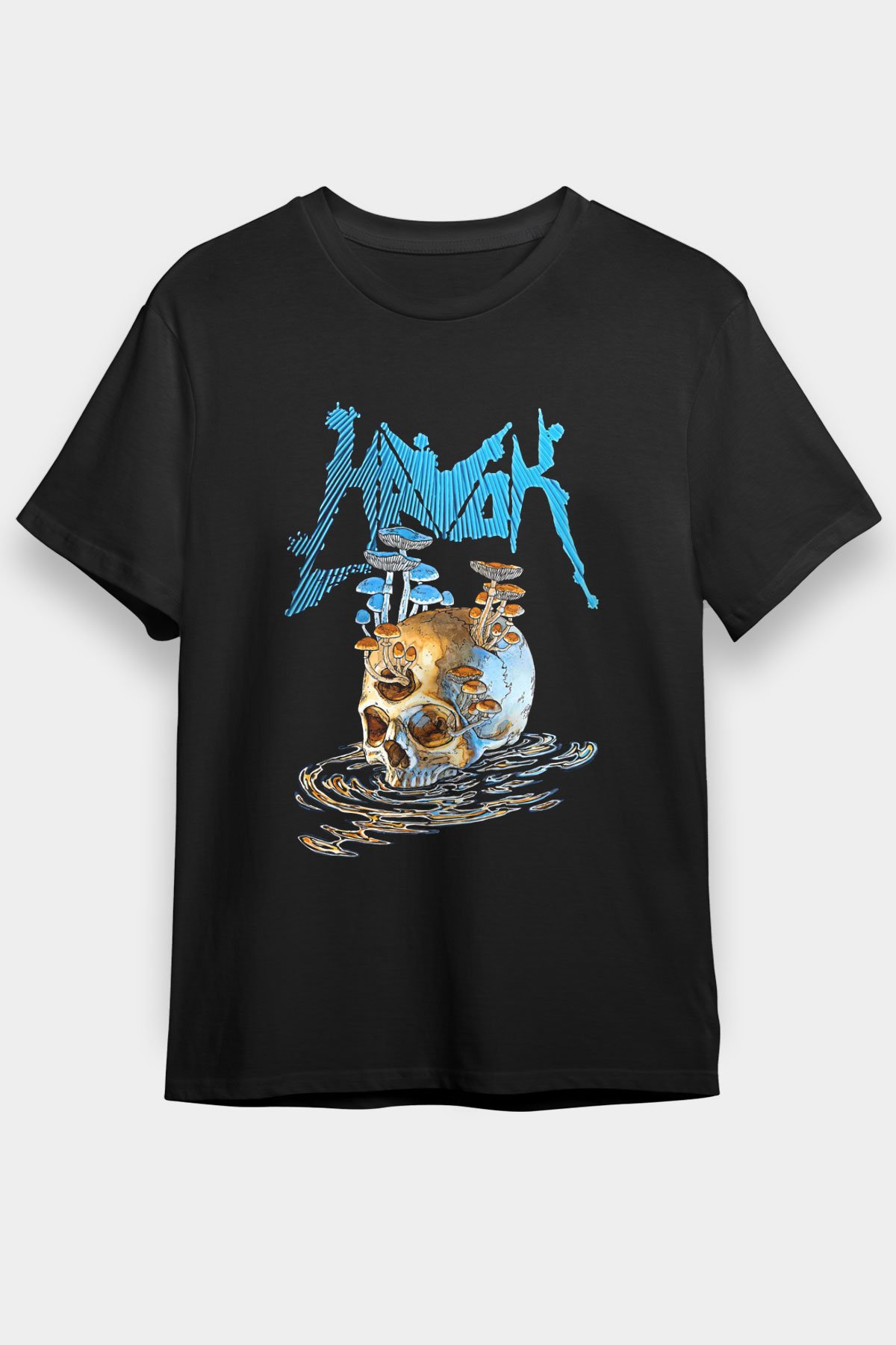 Havok Baskılı Unisex Siyah Tişört - Tshirt